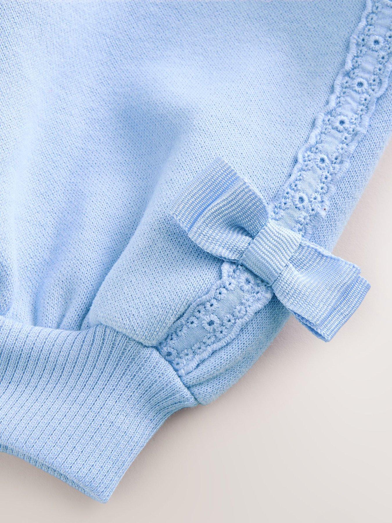 Image 7 of 7 of Ted Baker Younger Girls Bow Sleeve Set - Blue