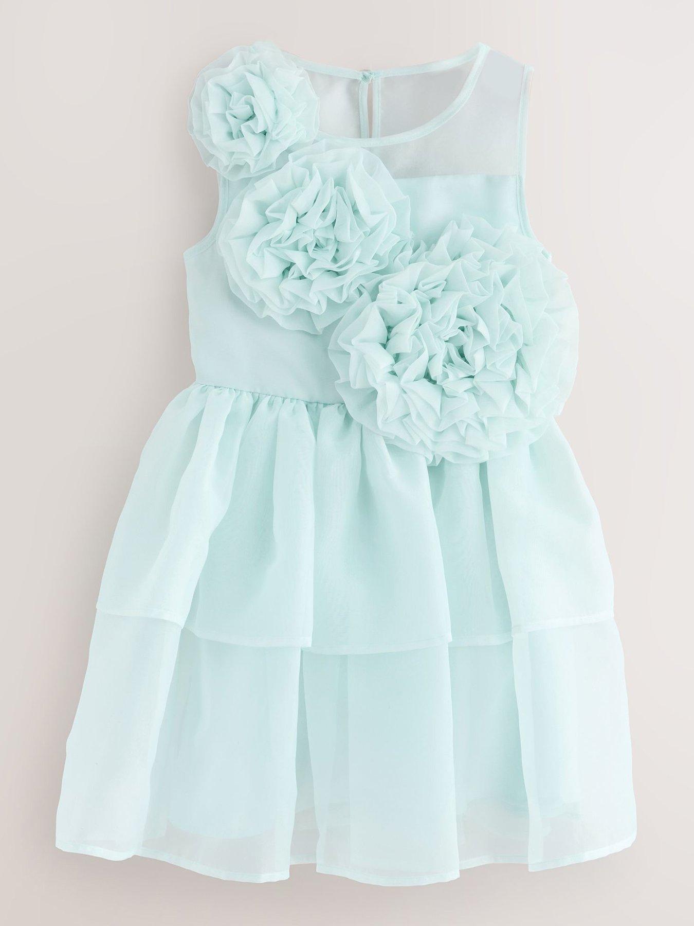 Ted Baker Younger Girls Corsage Occasion Dress - Green | Very