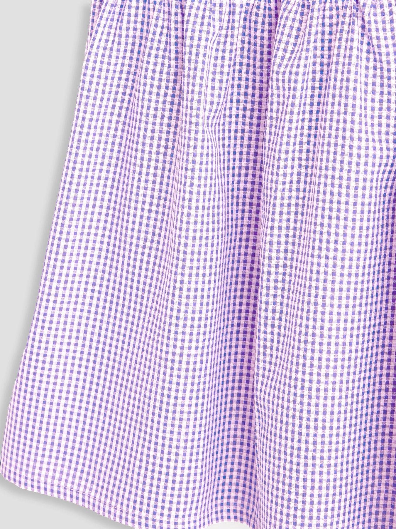 The Very Collection Gingham School Dress - Purple | Very