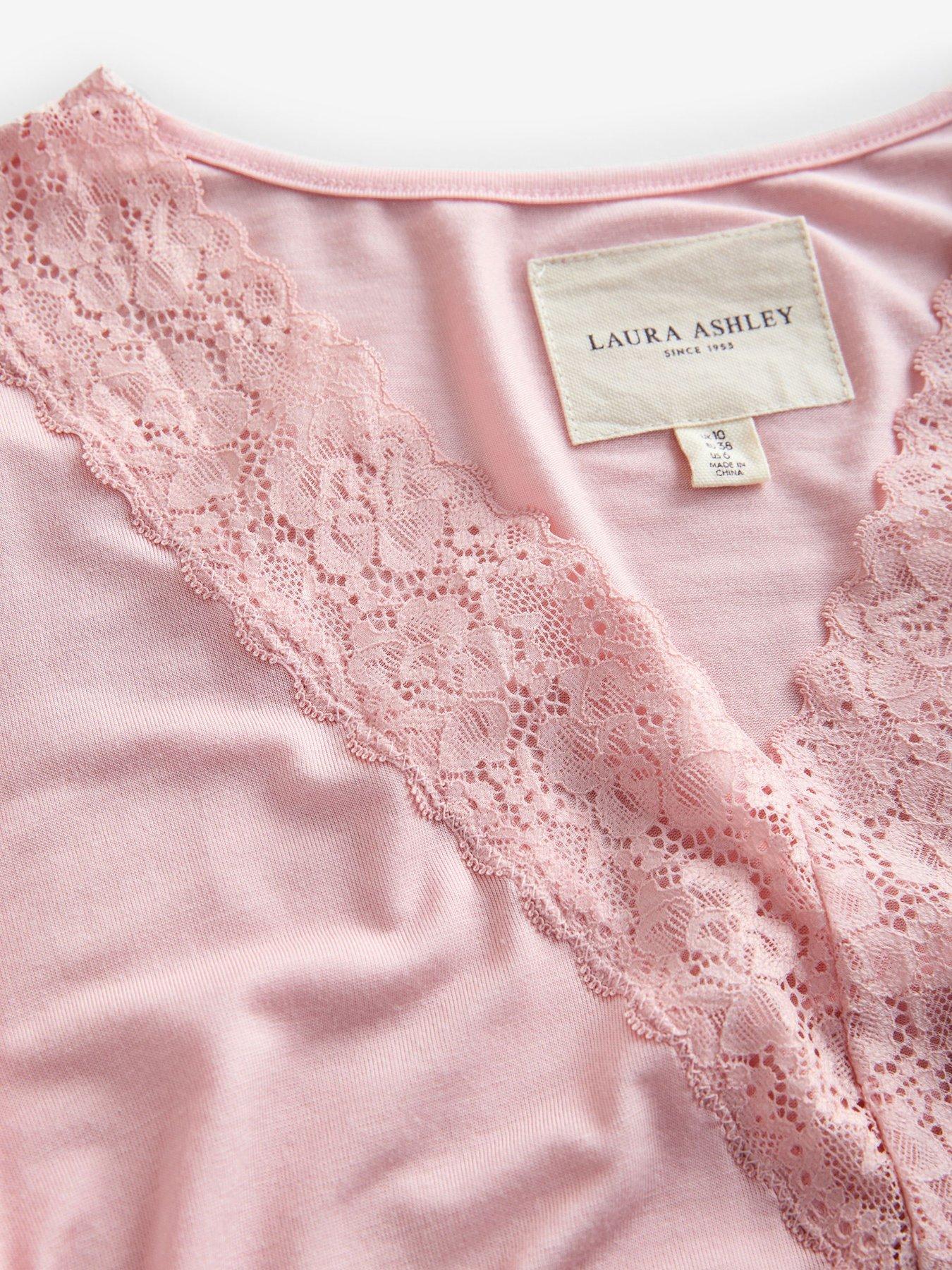 Image 2 of 3 of Laura Ashley Modal Sleep Nightdress Plain - Pink