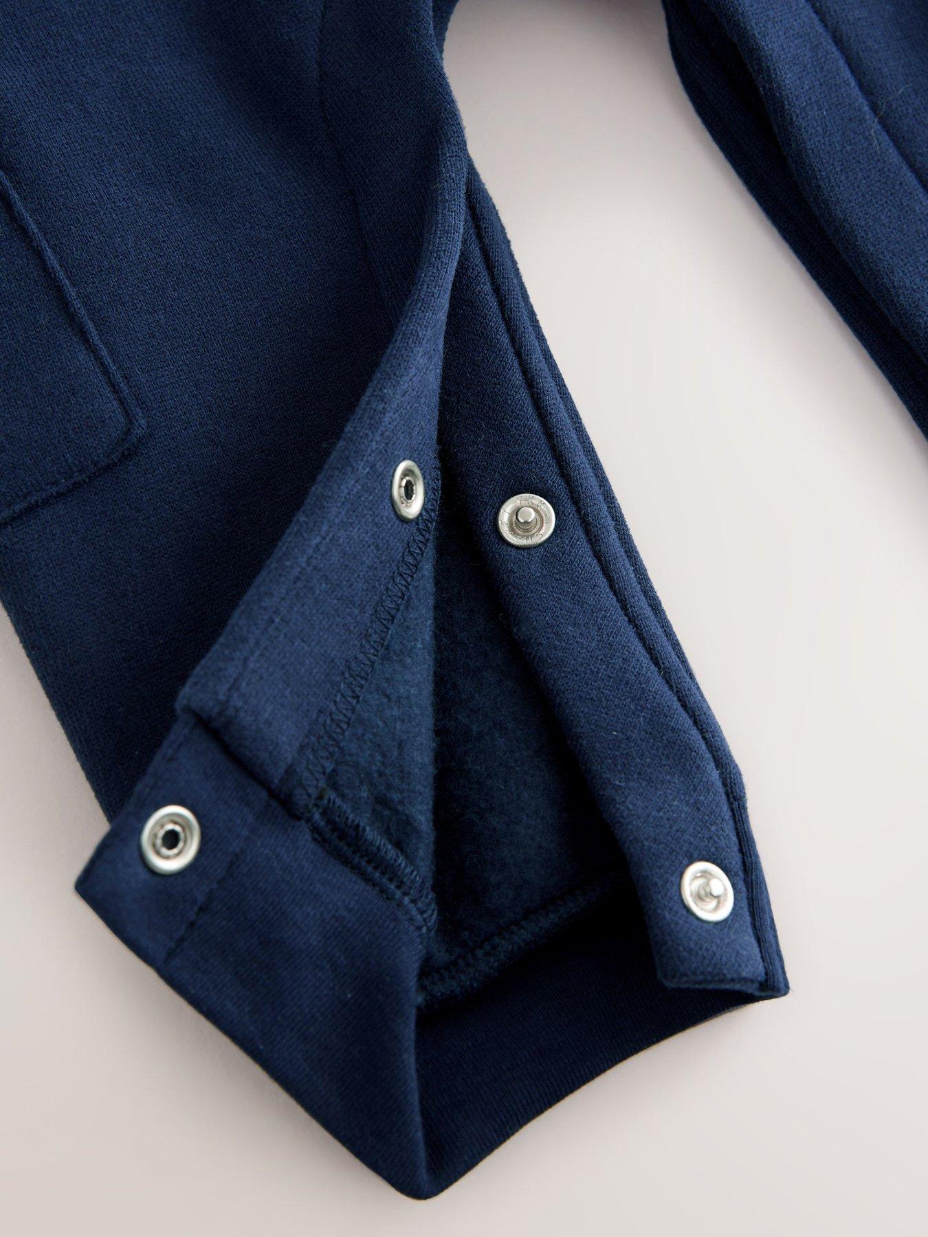 Image 6 of 6 of Ted Baker Baby Boys Graphic Rompersuit - Blue