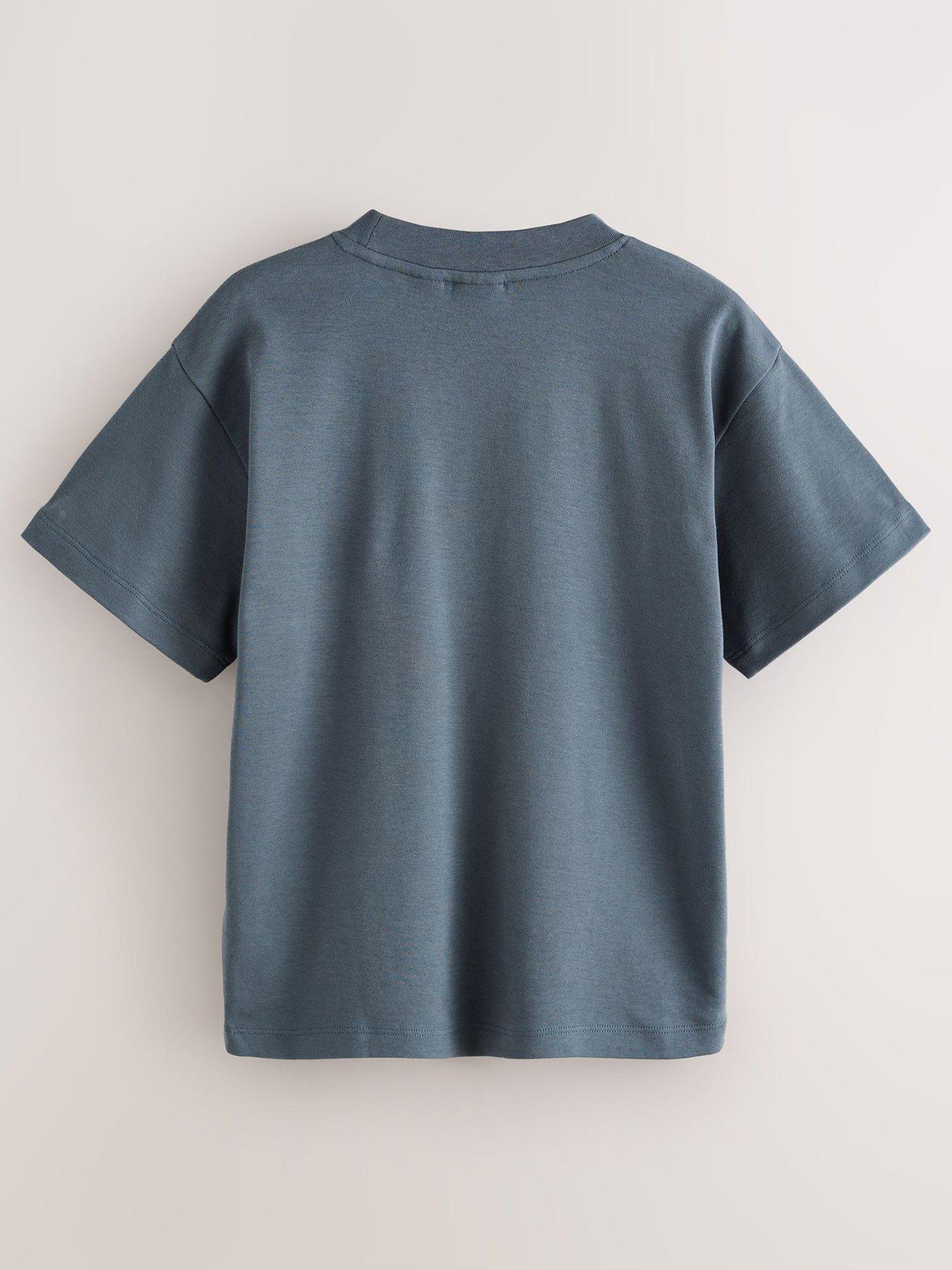 Image 2 of 5 of Ted Baker Boys Oversized Pocket T-Shirt - Grey