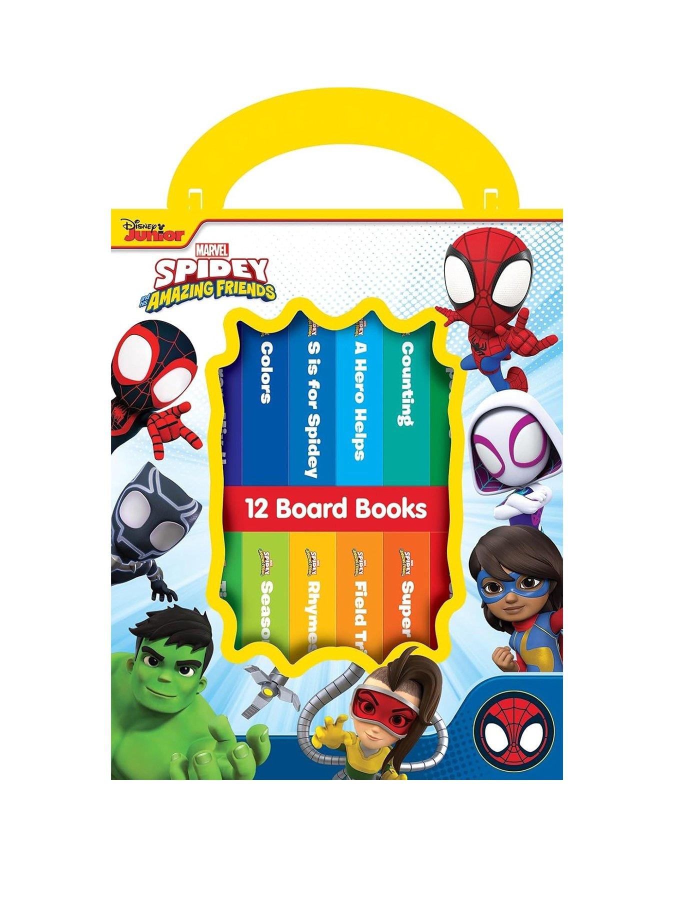 Spidey and His Amazing Friends Spidey: My First Word - 12 Board Book Library Set