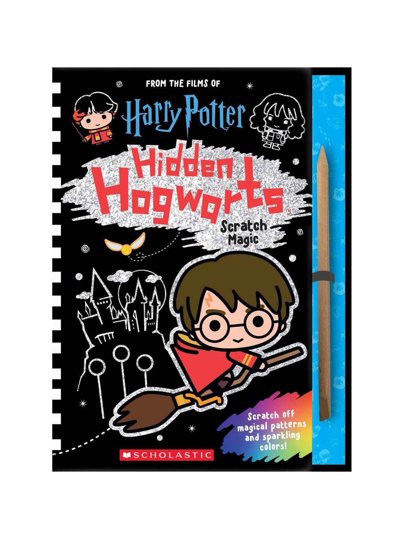 Image 2 of 5 of Harry Potter Hidden Hogwarts Scratch Art &amp; Magic Activity - 2 Book Set