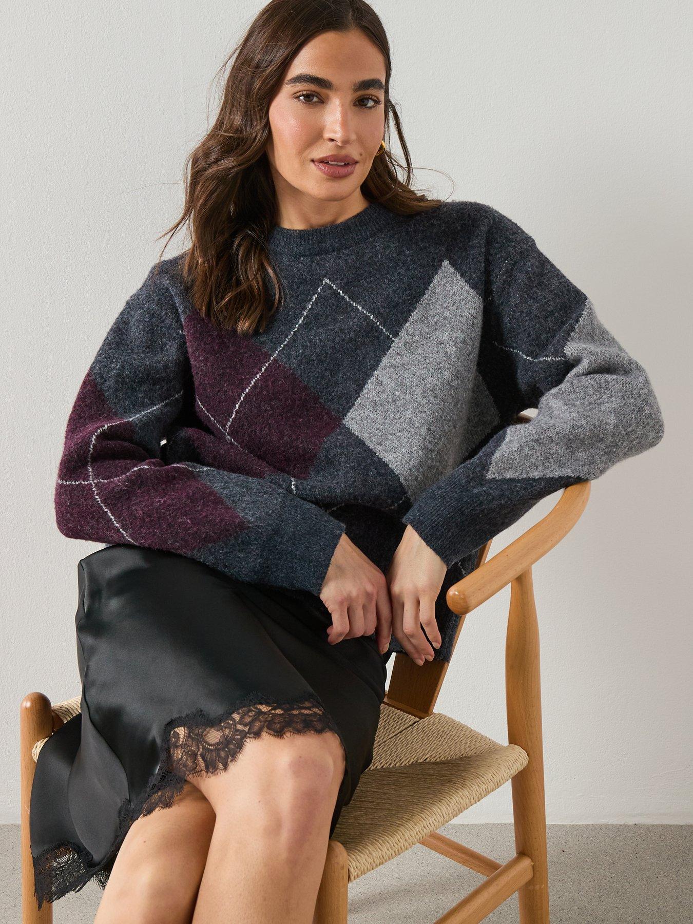 Image 4 of 6 of Mango Satin Lace Skirt- Black