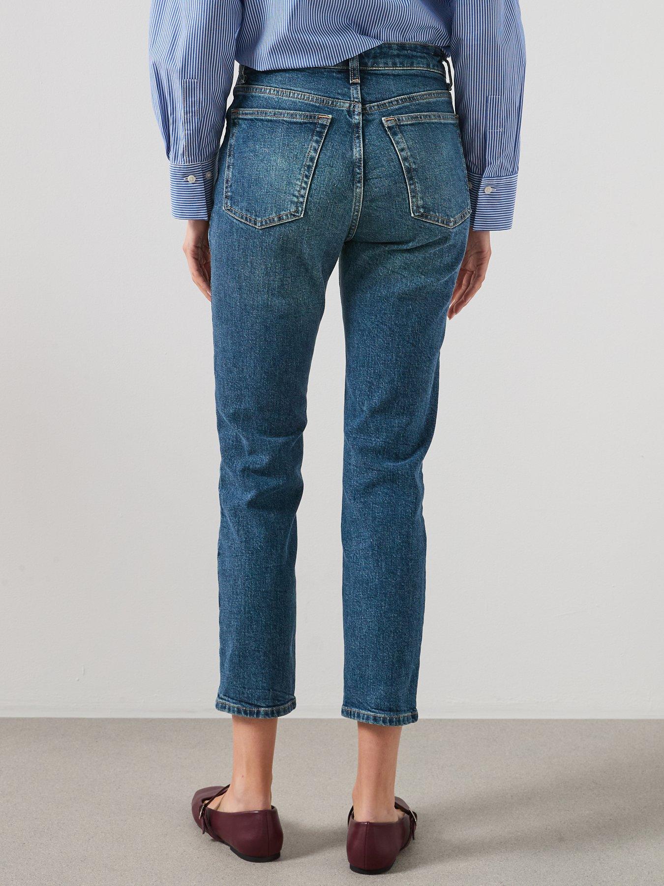 Jean Arch Indigo Alives Cropped, Taille 31, Neuf Avec étiquettes, Coupe Capri