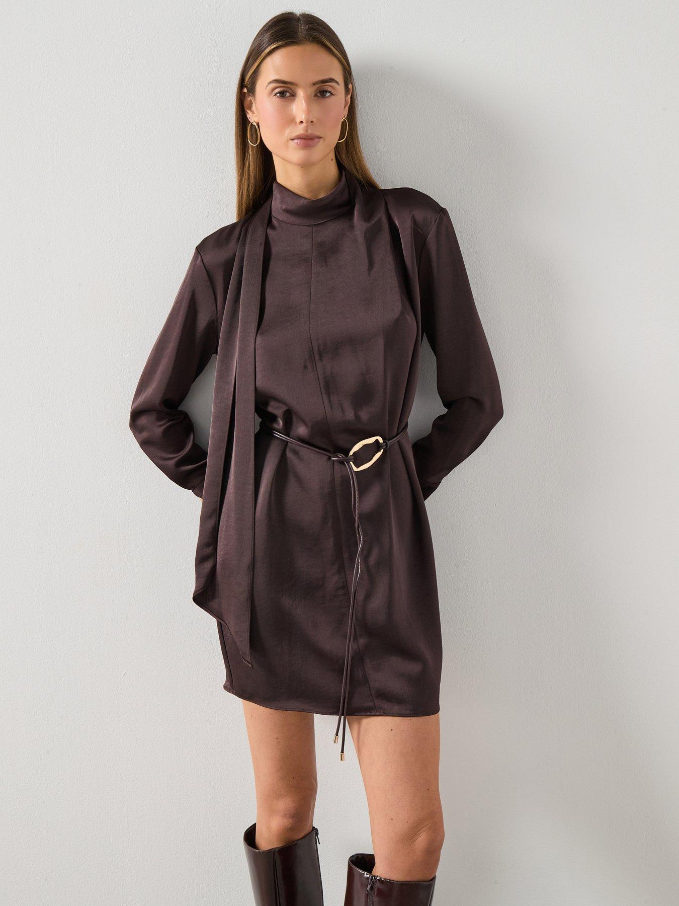 Mango Dress Nico - Brown