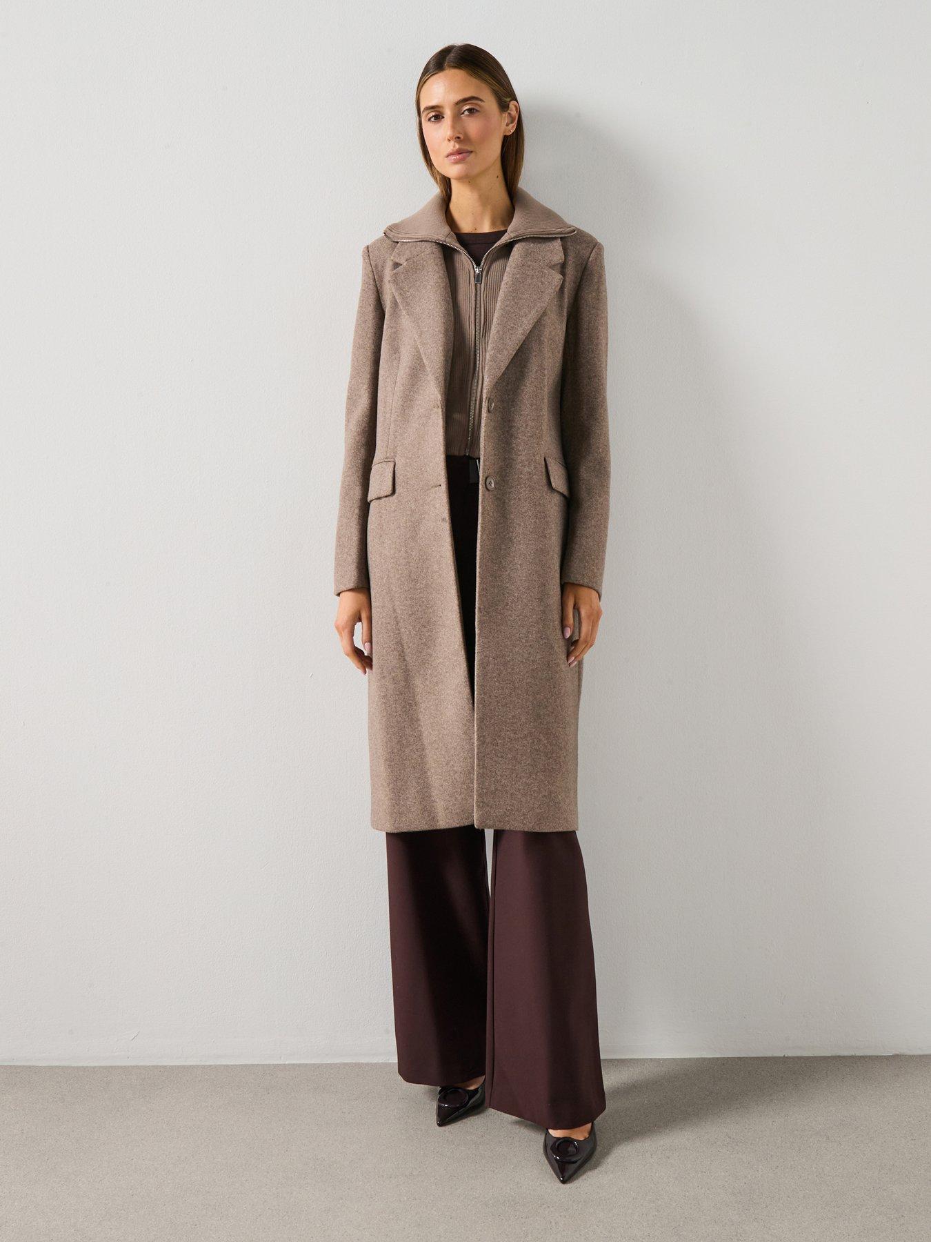 Mango Coat Carter - Brown