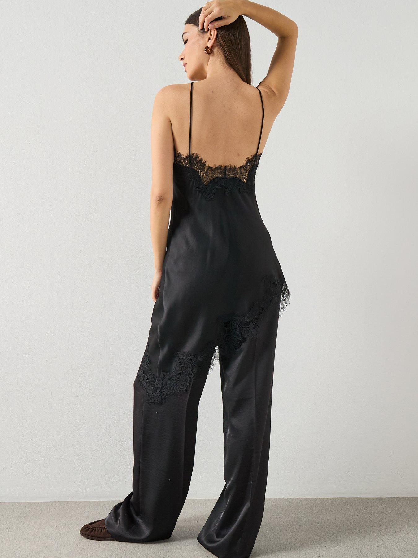 Image 2 of 6 of Mango Lace Top - Black