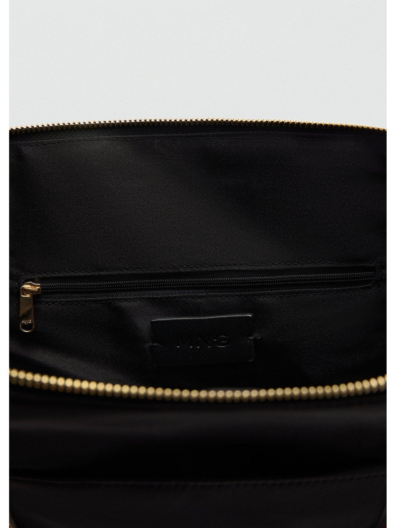 Image 4 of 4 of Mango Shopper Bag With Double Handle - Black