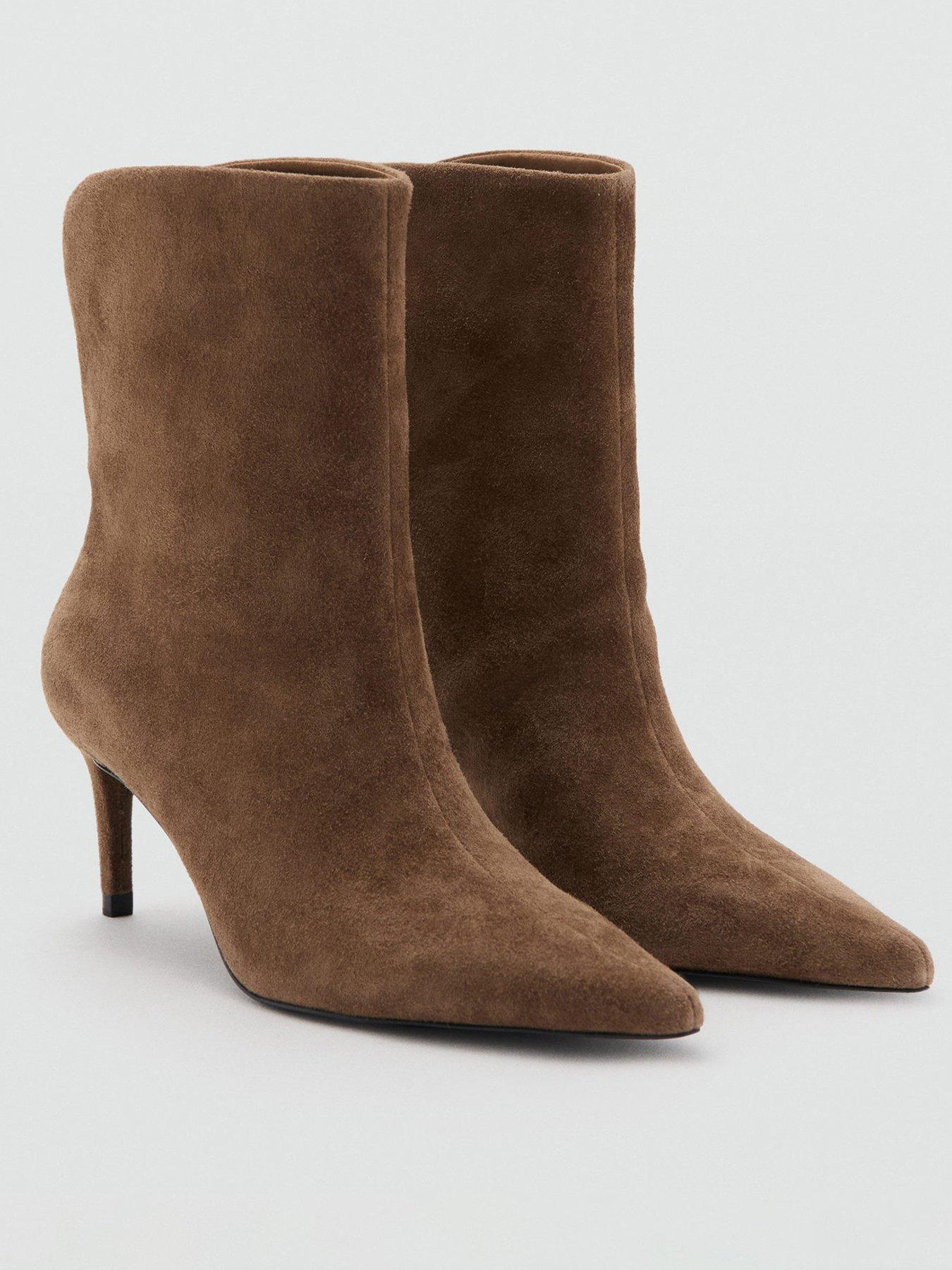 mango-pointed-toe-ankle-boots-brown