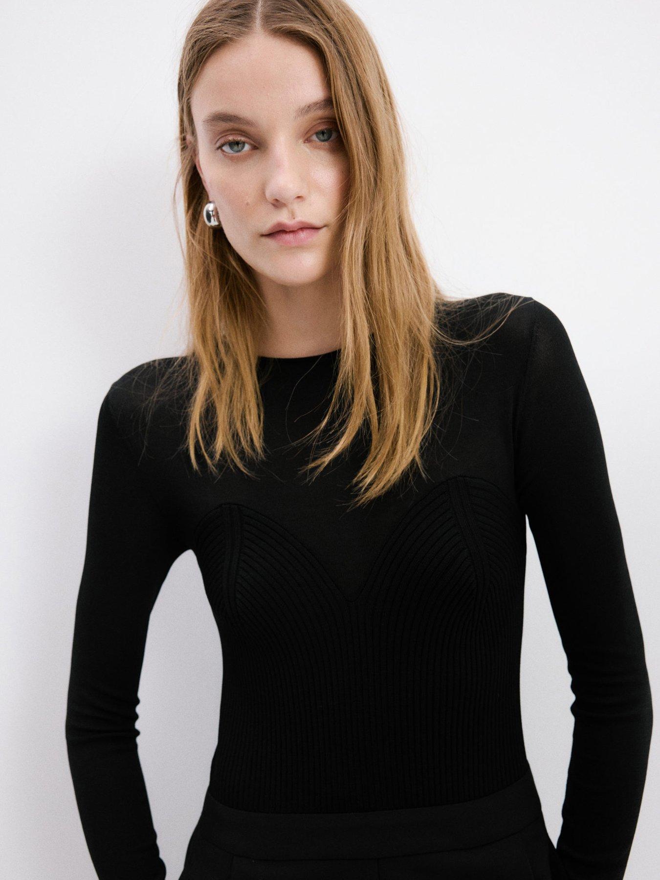 Image 4 of 5 of Mango Jumpsuit-Style Coordinated Outfit Black - Black