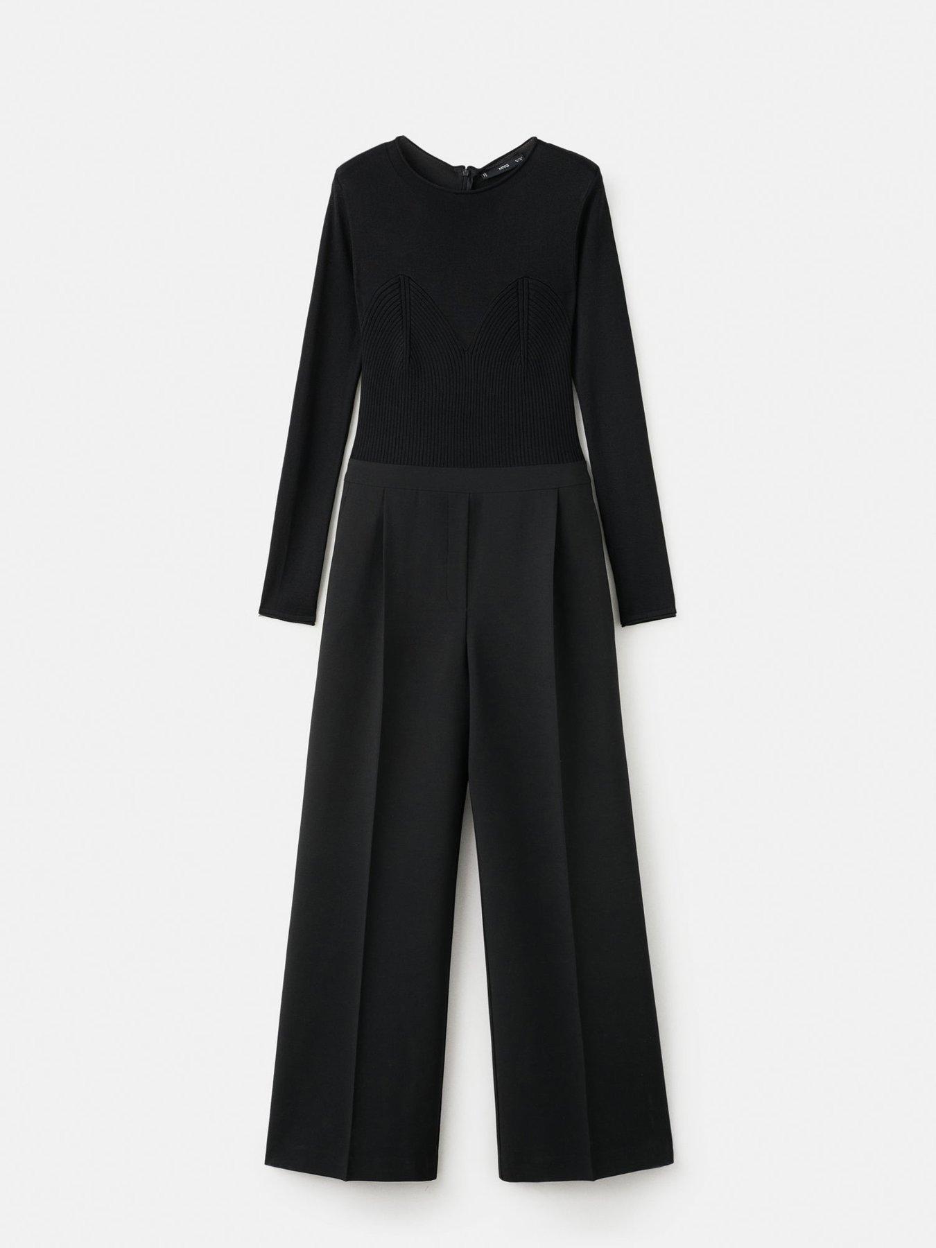 Image 5 of 5 of Mango Jumpsuit-Style Coordinated Outfit Black - Black