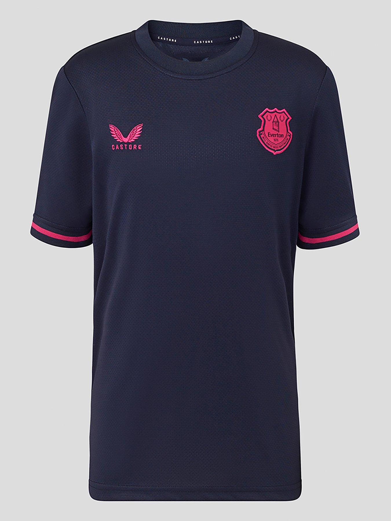 Castore Junior Everton Hype 25/26 Replica Football Shirt - Navy