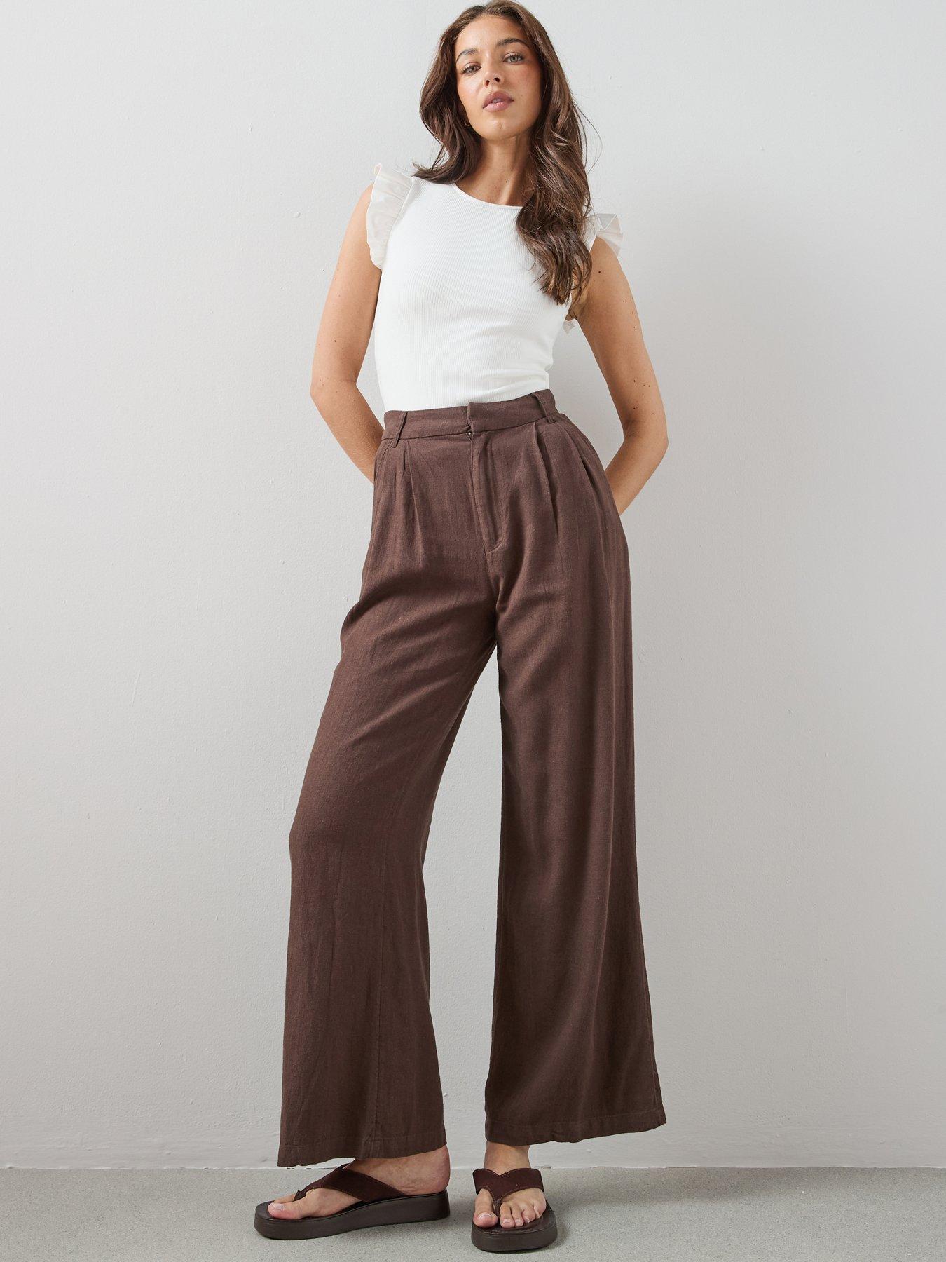 The Very Collection Frill Sleeveless Rib Top - White | Very