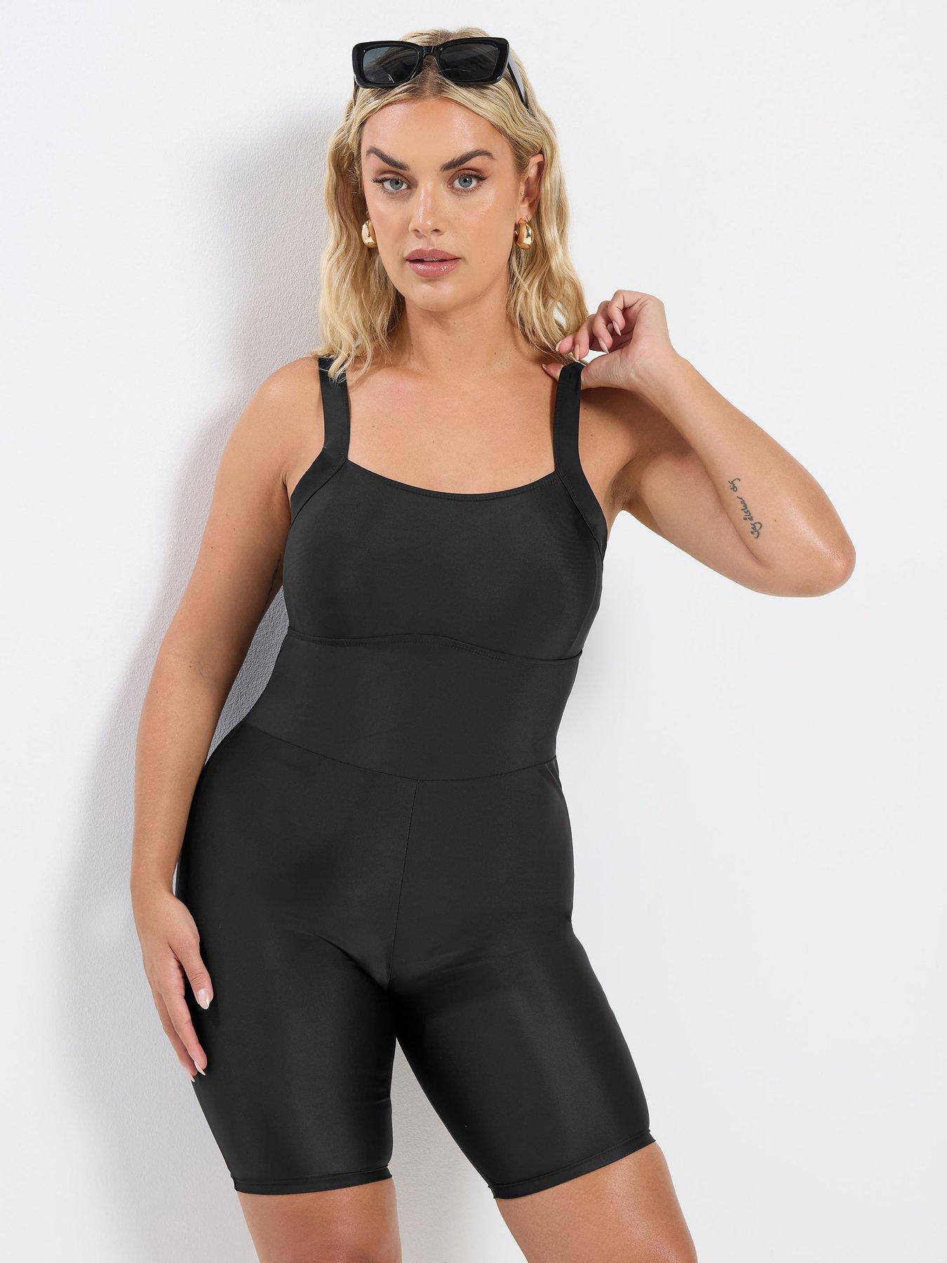 Yours Curve Square Neck Unitard | Very