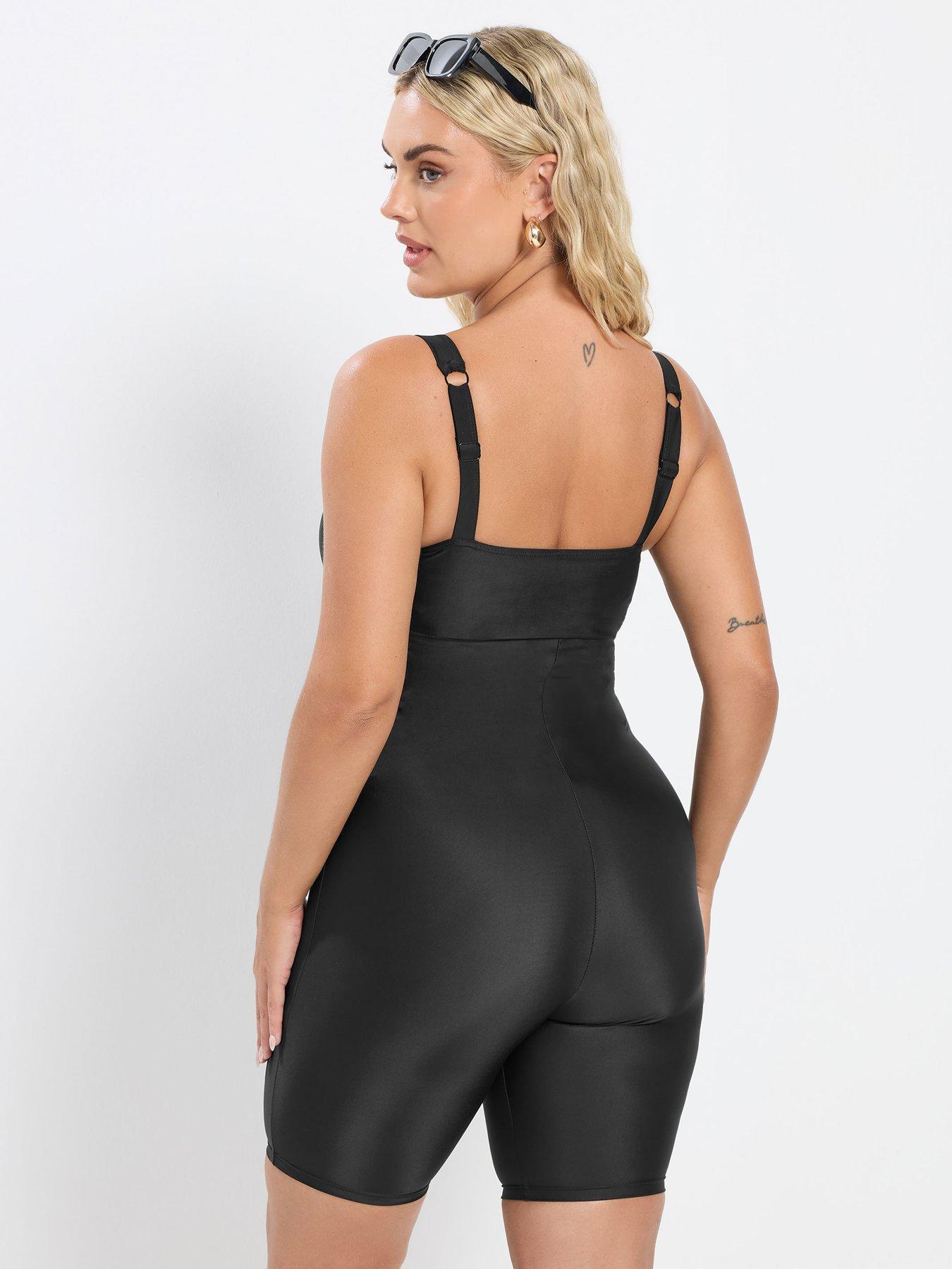 Yours Curve Square Neck Unitard | Very