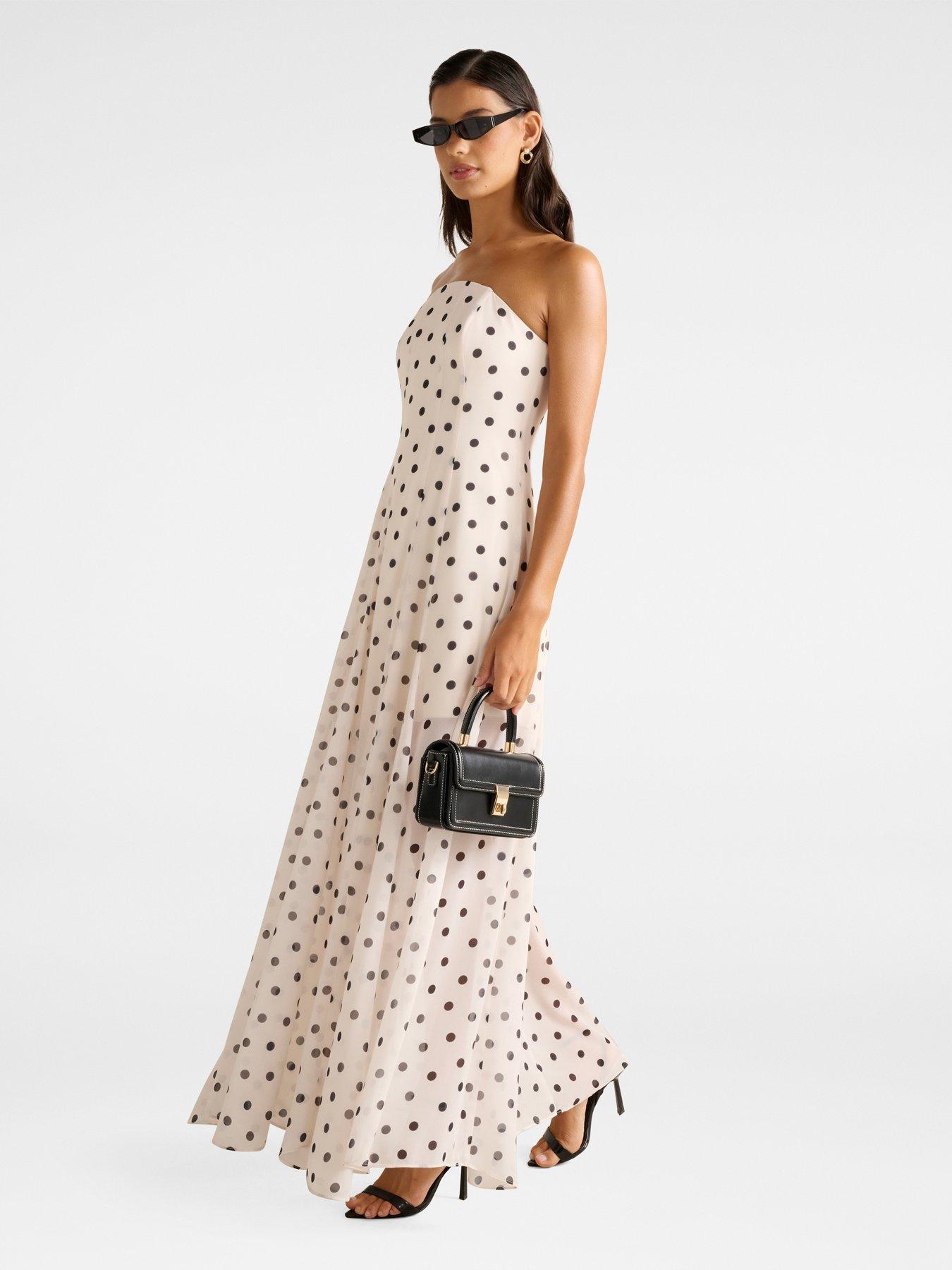Forever New Kimora Strapless Maxi Dress - Cream