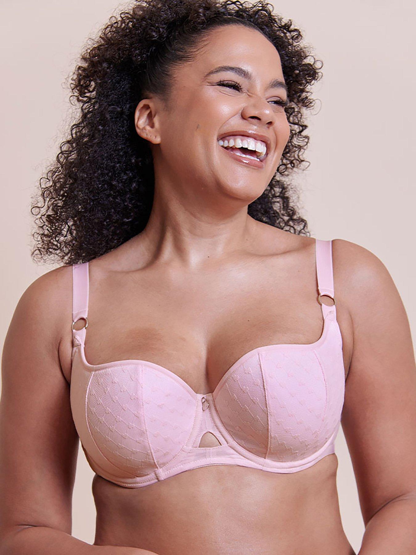 Curvy Kate Boost Heartbreaker Padded Balcony Bra - Pale Pink