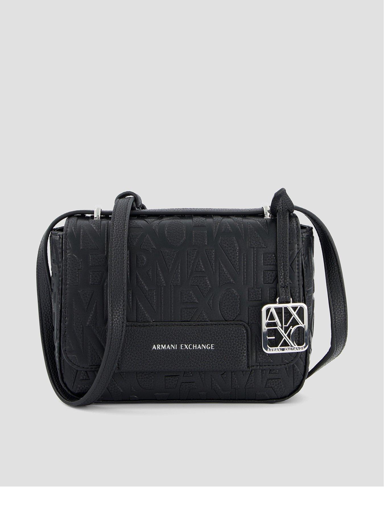 Armani Exchange Liz Pebble Crossbody Bag - Black
