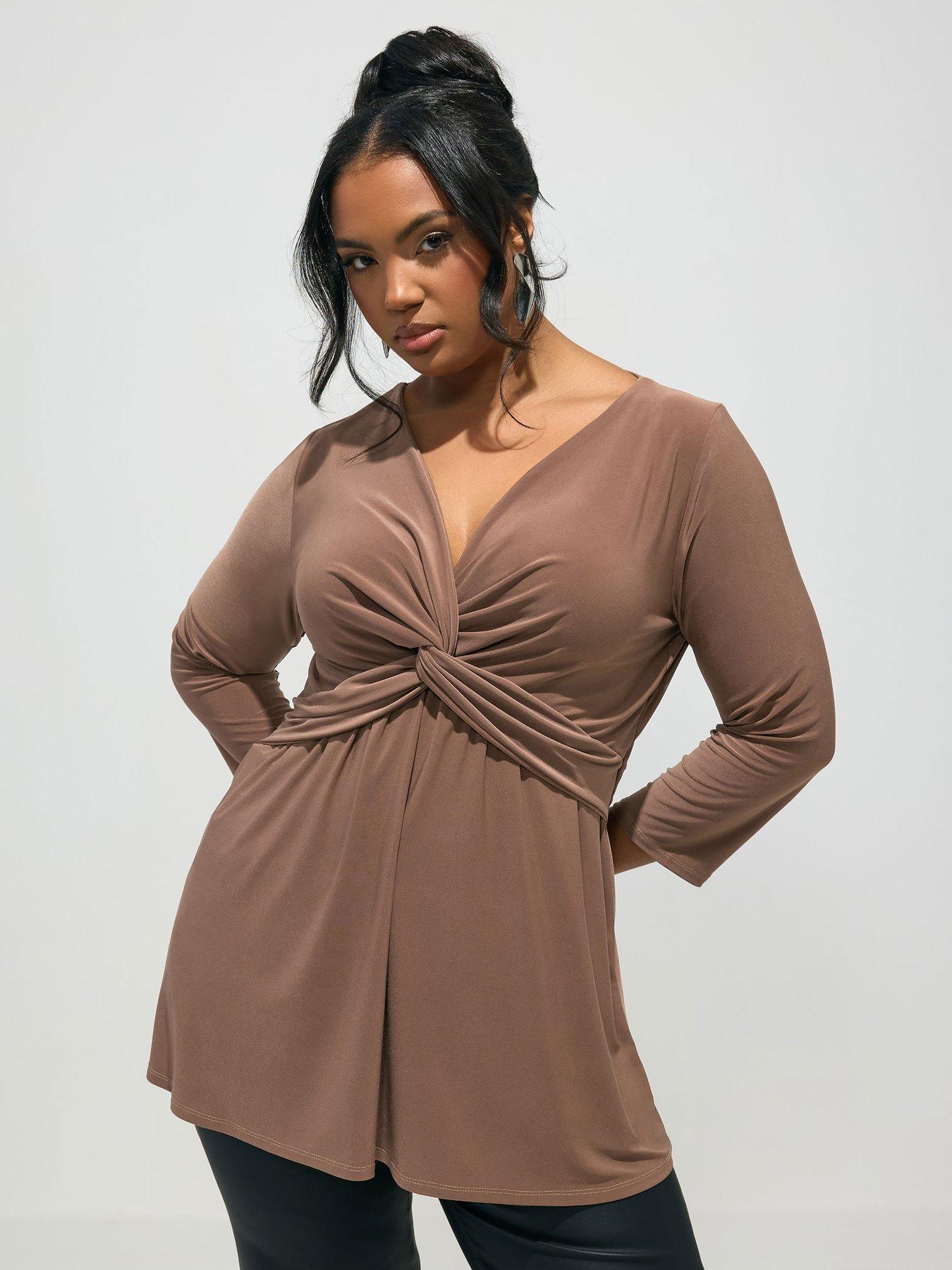 Yours Curve Knot Front Top