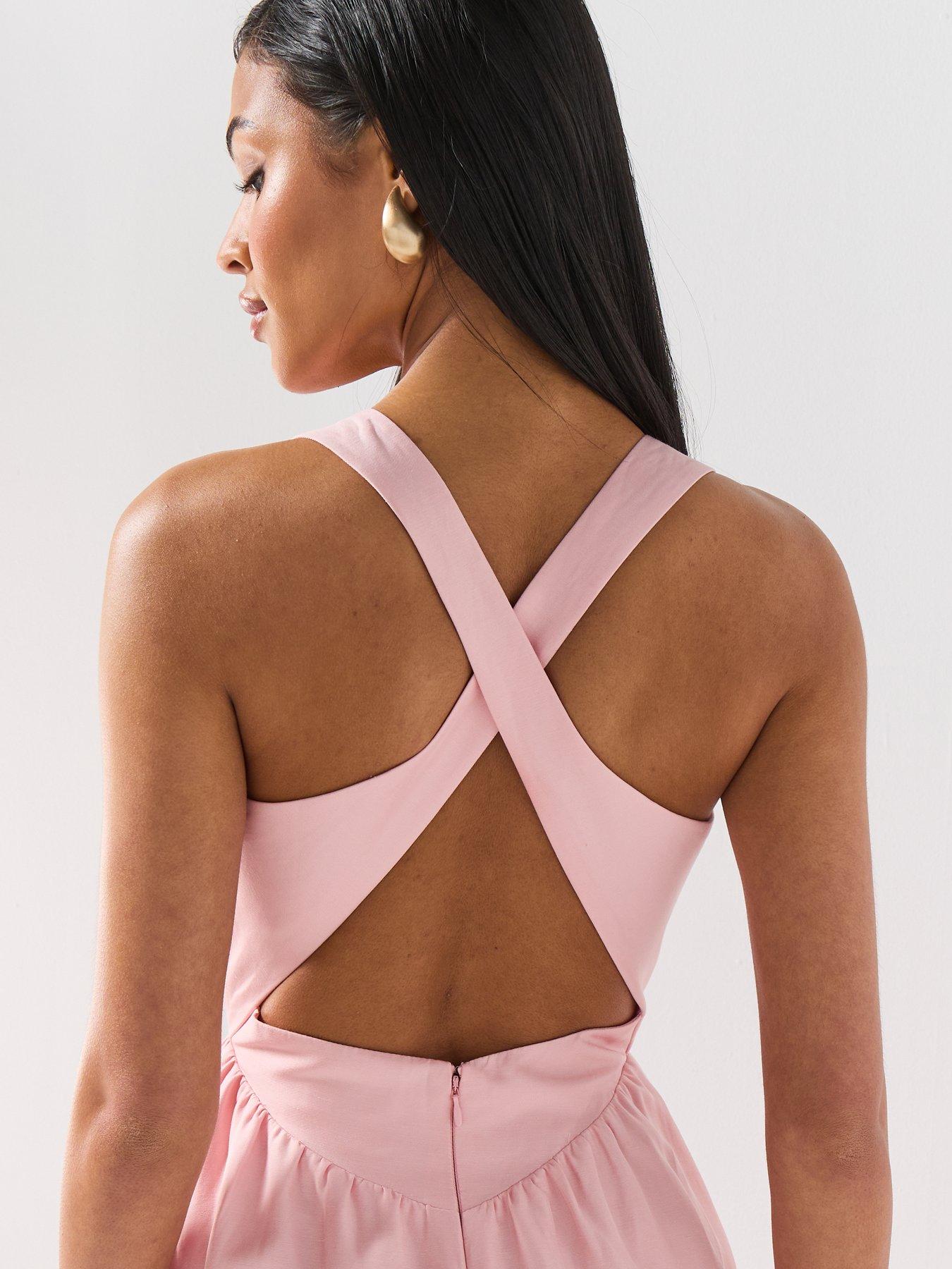Image 6 of 6 of Forever New Ottilie Cross Back Detail Midi