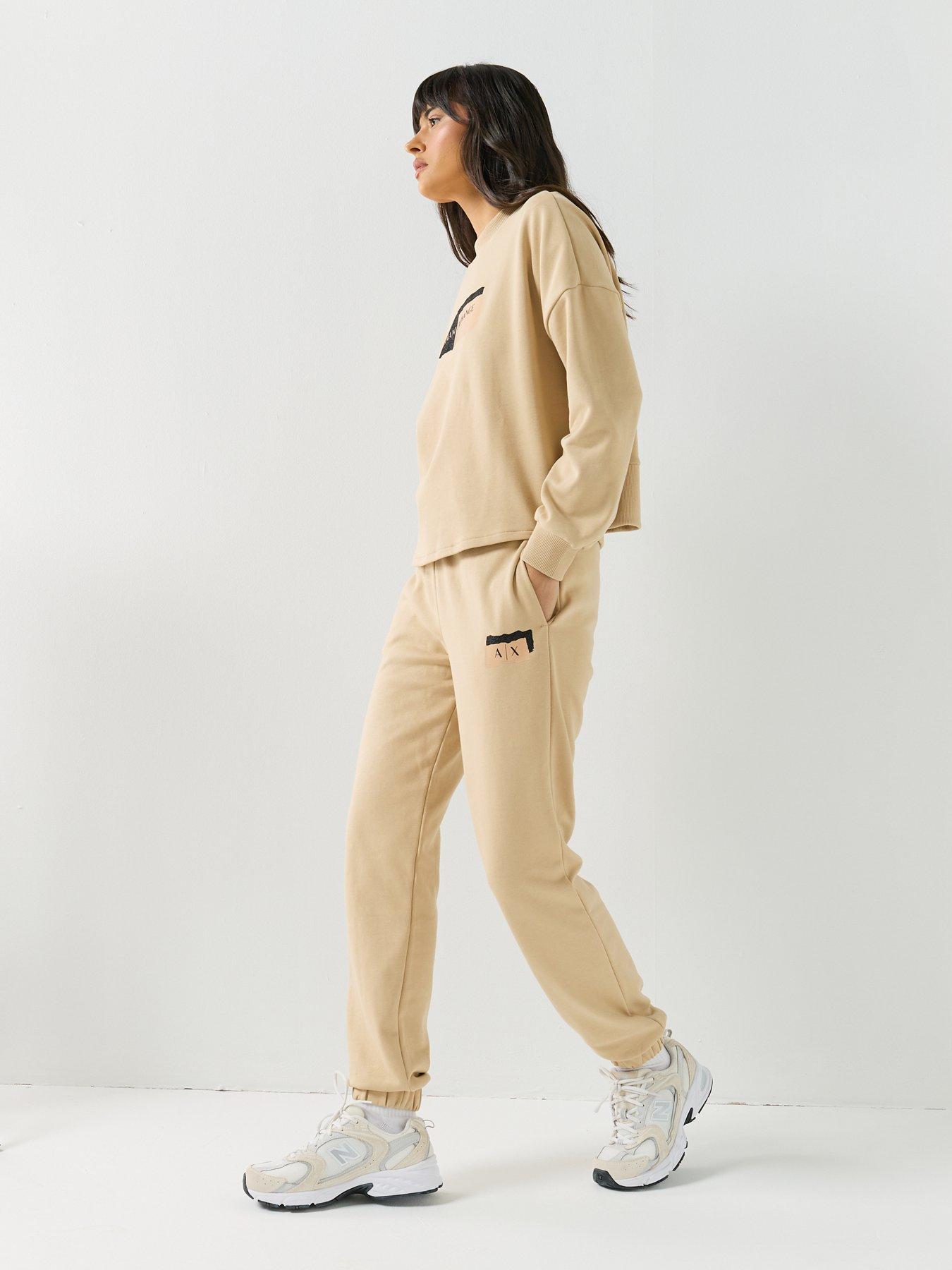 Image 5 of 5 of Armani Exchange Jogger Trousers - Beige