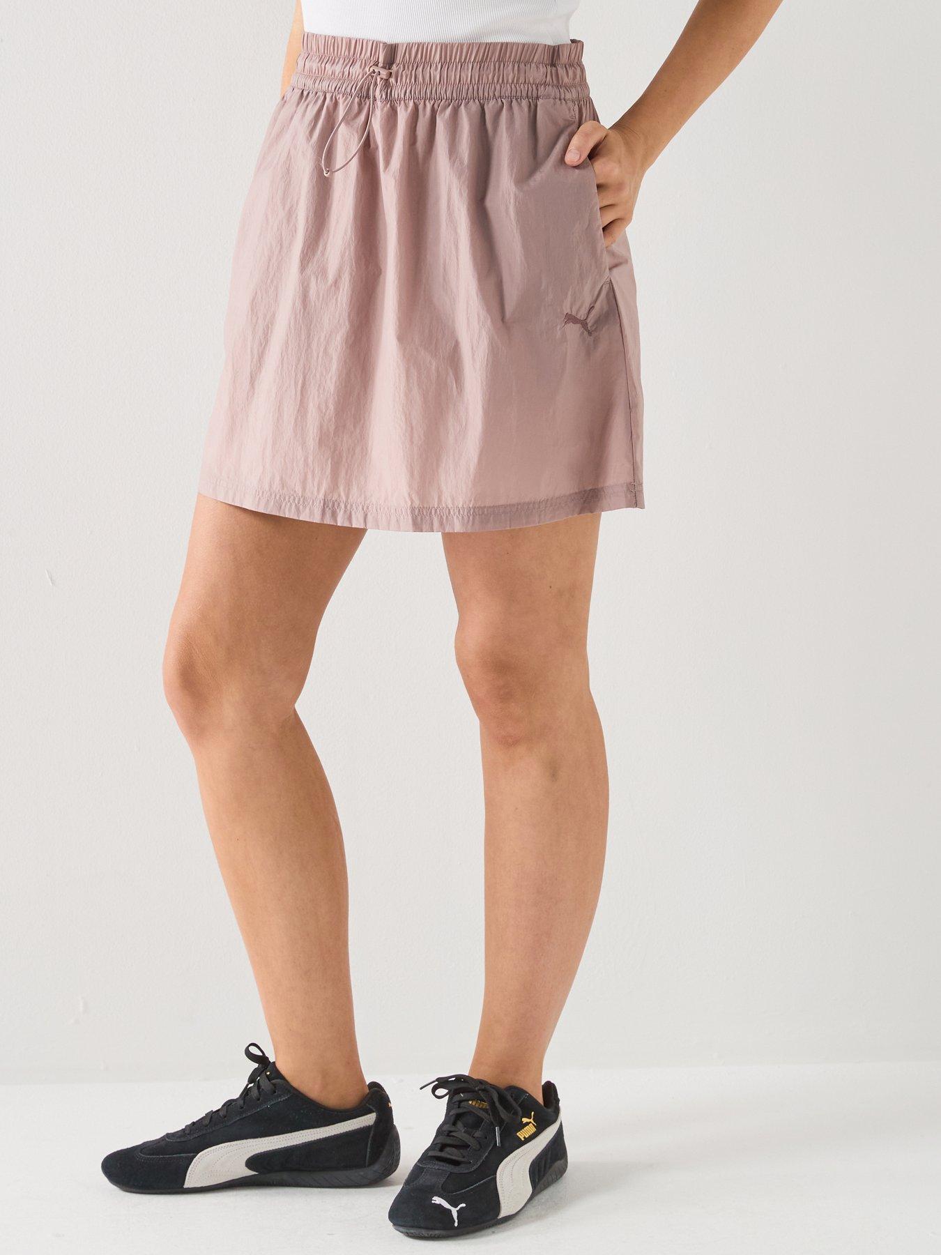 Image 1 of 7 of Puma Womens Her Woven Skirt - Beige
