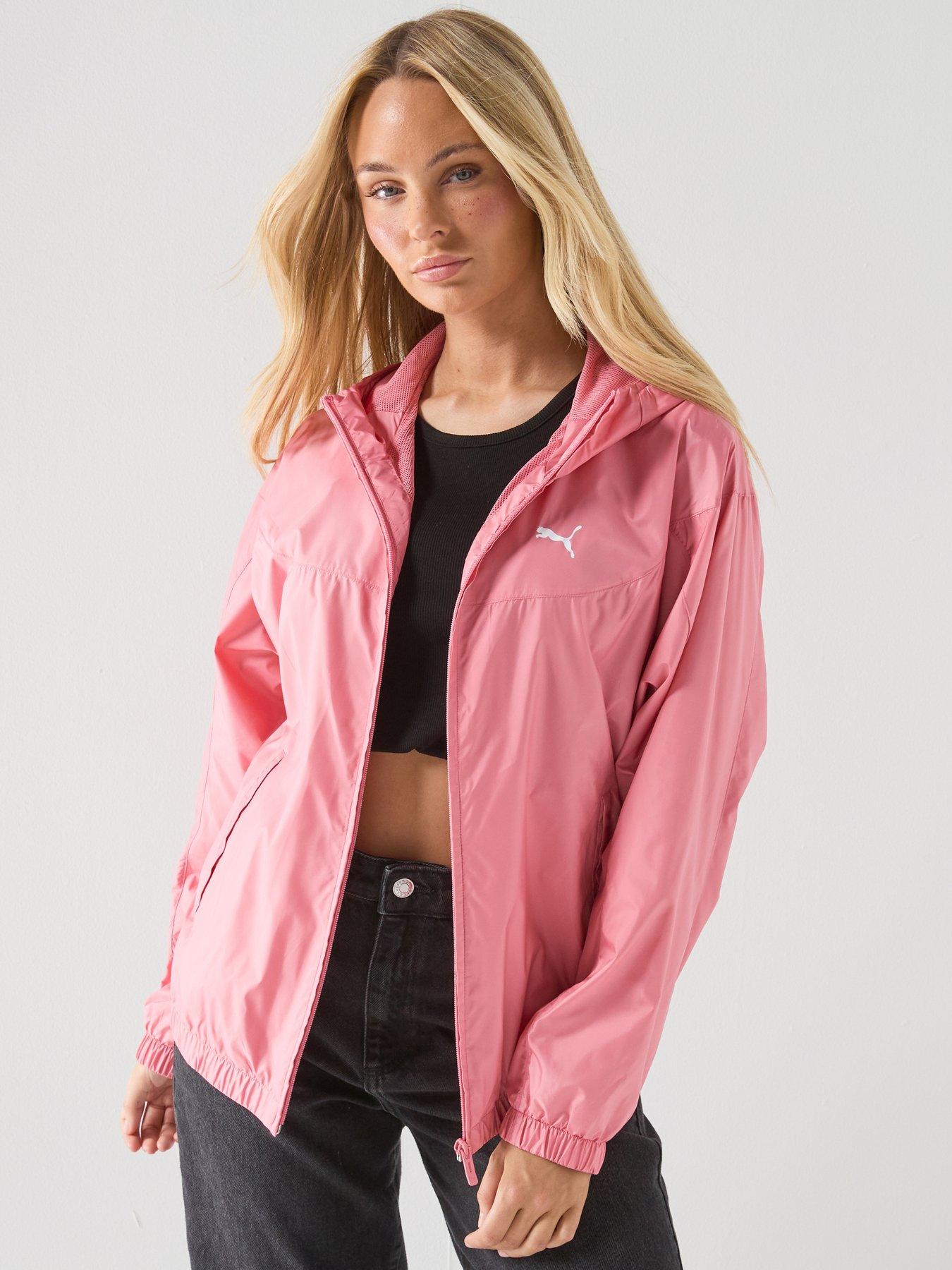 Puma: Womens Essential Relaxed Windbreaker - Pink