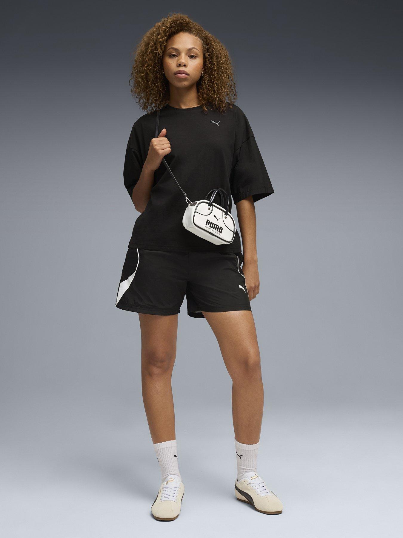 Image 3 of 5 of Puma Womens Sport Woven Shorts - Black