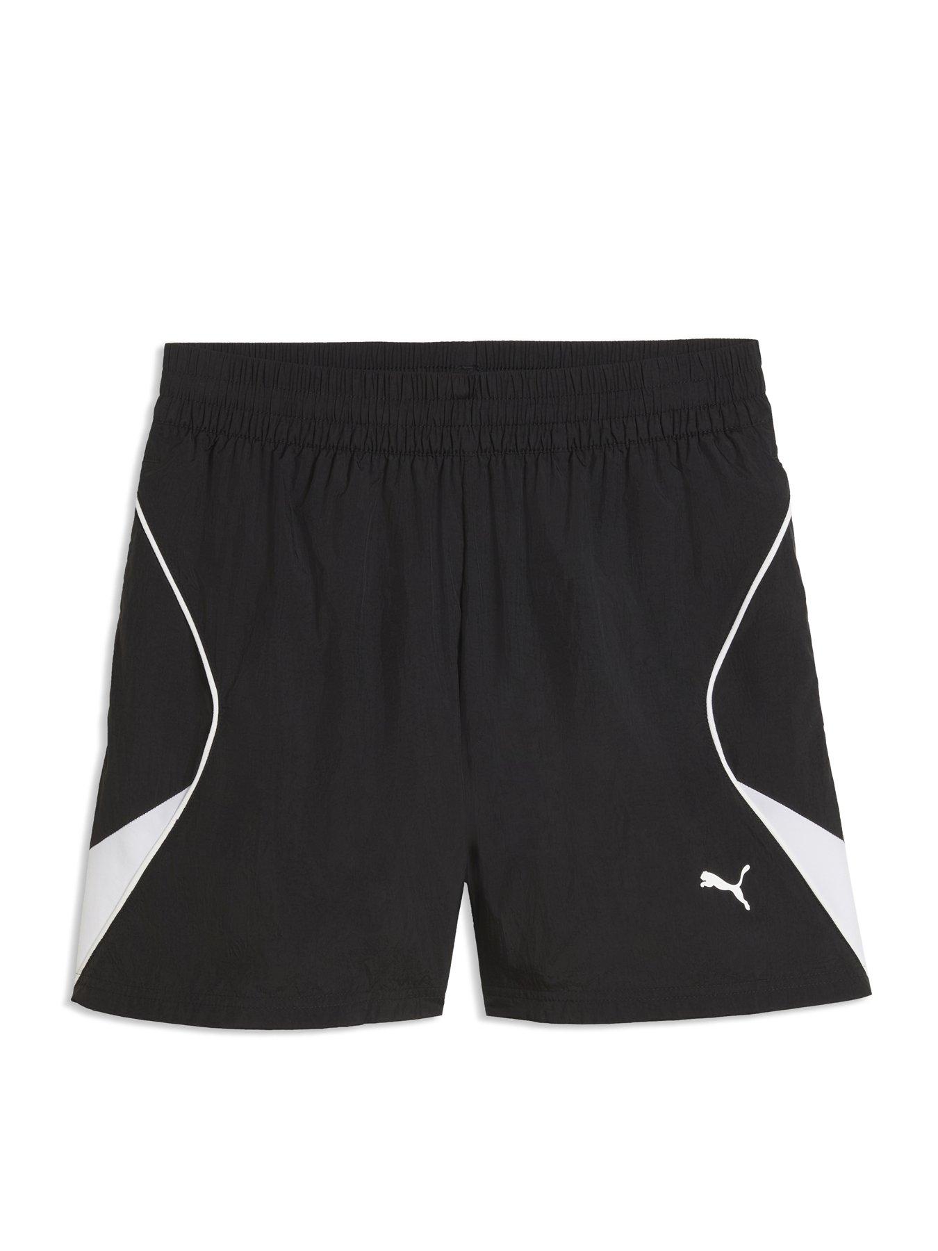 Image 4 of 5 of Puma Womens Sport Woven Shorts - Black