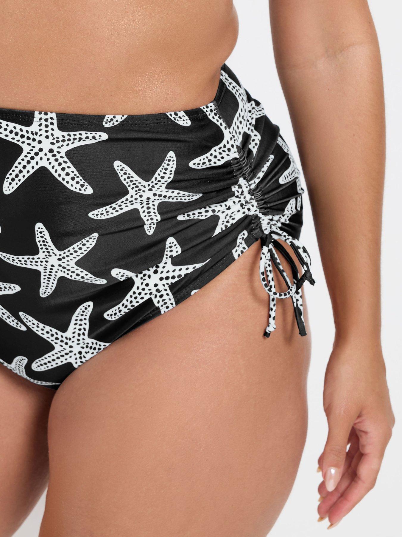 Image 4 of 6 of Yours Curve Starfish Super High Waist Brief