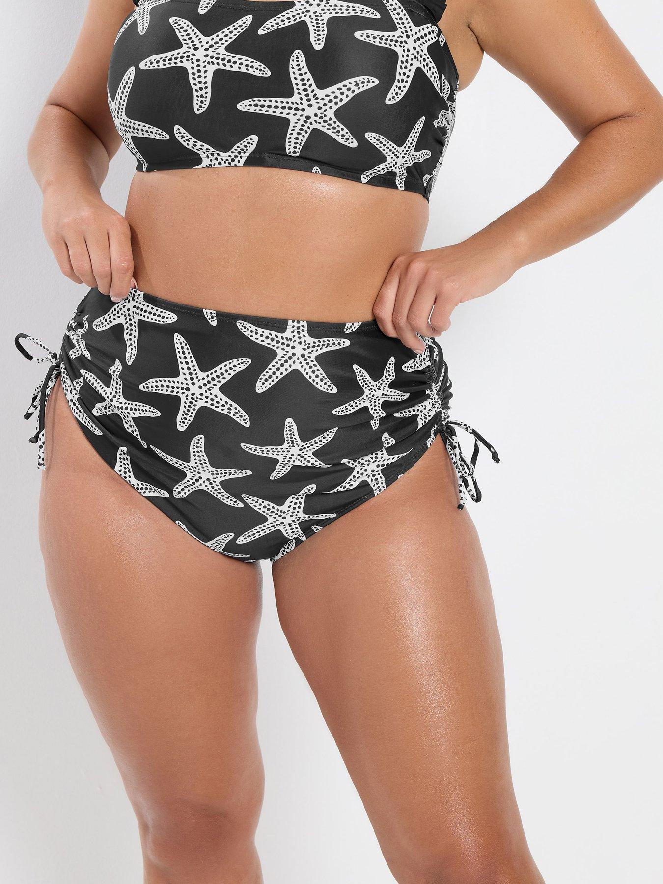 Image 5 of 6 of Yours Curve Starfish Super High Waist Brief