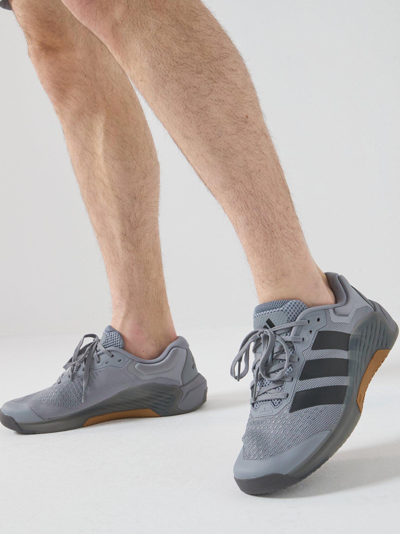 adidas Mens Training Dropset 4 Power Trainer - Grey