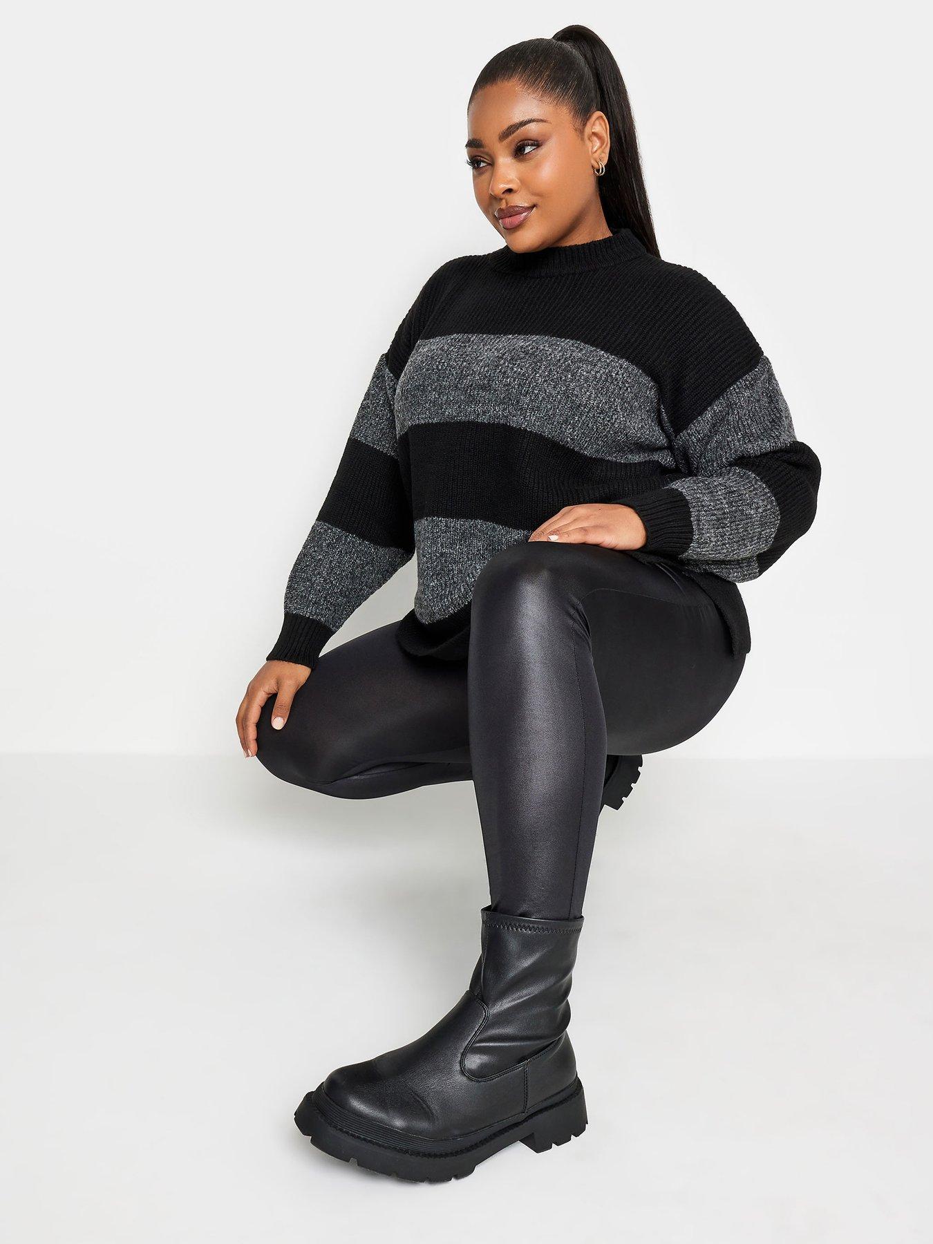 yours-curve-wet-look-legging