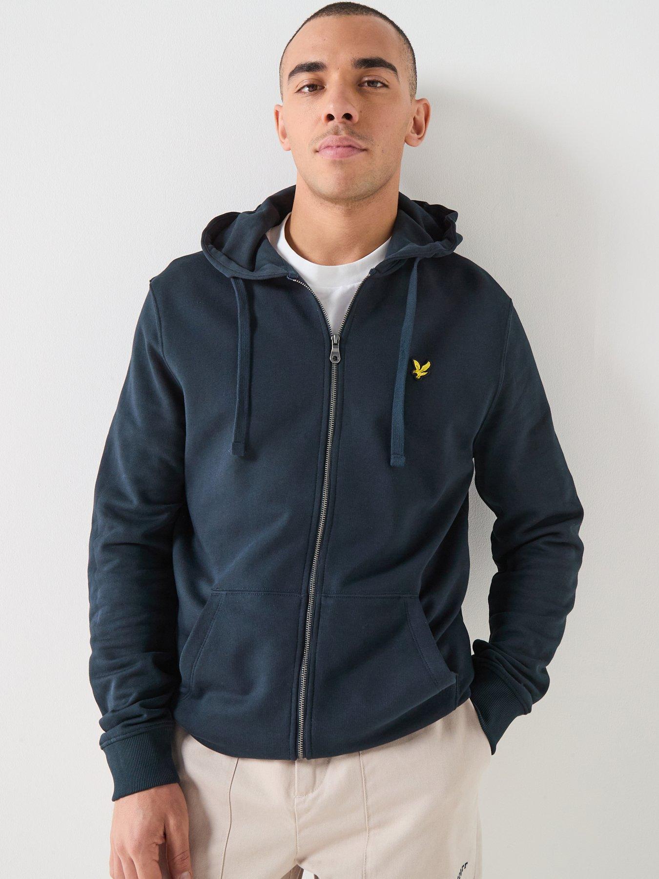 Lyle & Scott Zip Through Hoodie - Navy