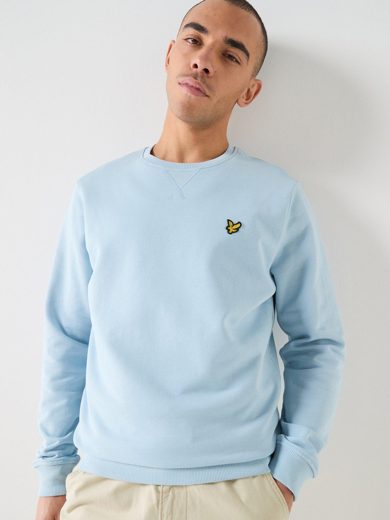 Image 1 of 4 of Lyle & Scott Crew Neck Sweatshirt - Light Blue
