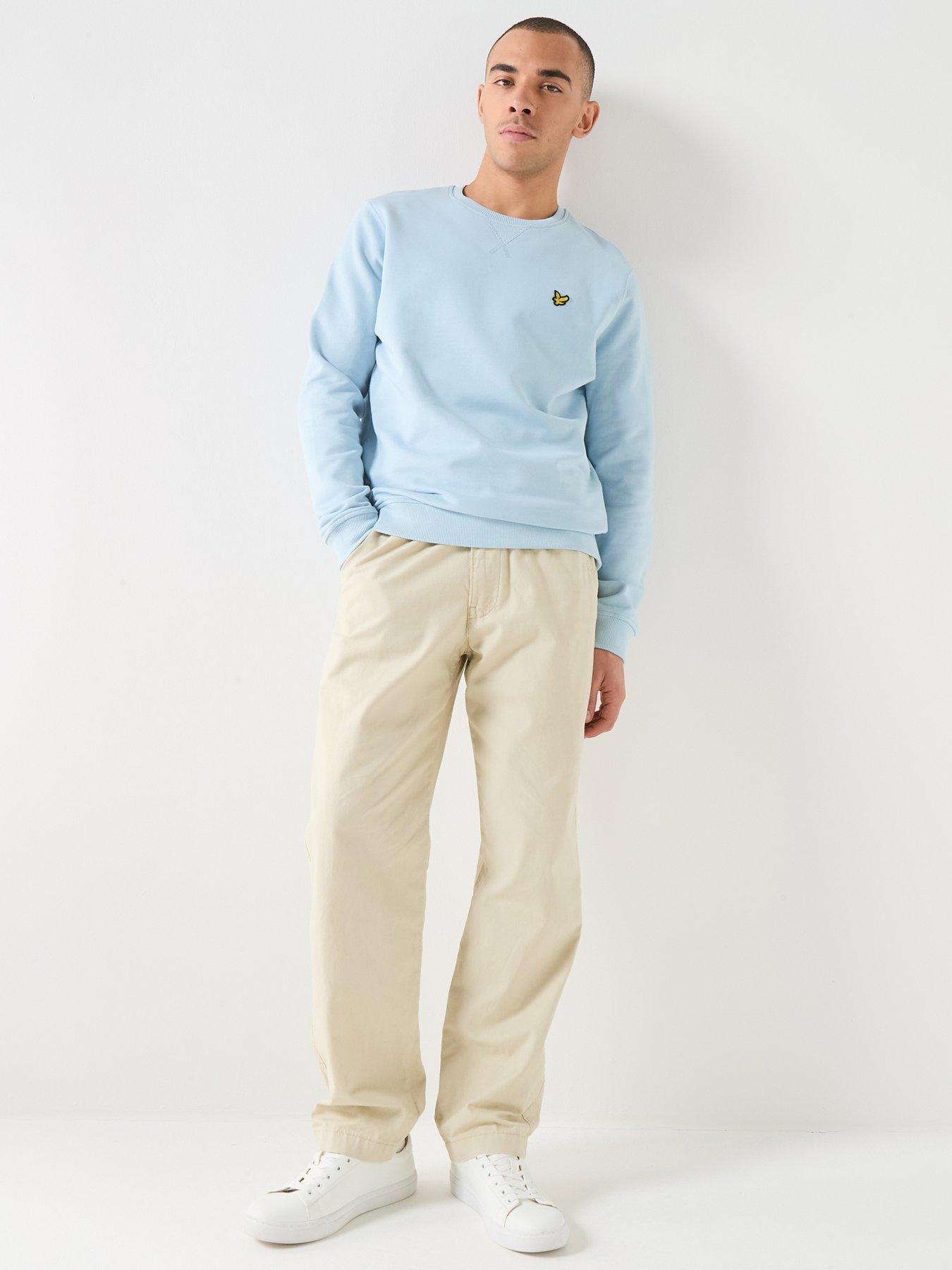 Image 3 of 4 of Lyle & Scott Crew Neck Sweatshirt - Light Blue