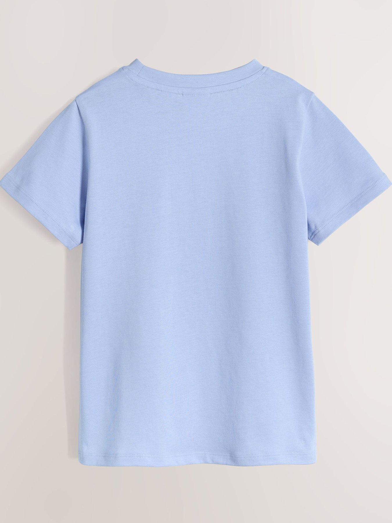 Image 2 of 6 of Paul Smith Junior Older Boys Logo 3 Pack T-Shirts - Blue
