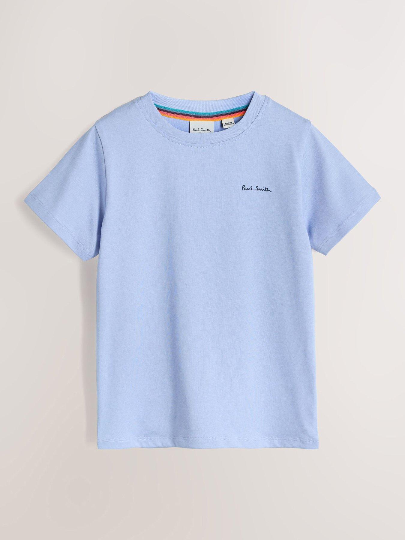 Image 3 of 6 of Paul Smith Junior Older Boys Logo 3 Pack T-Shirts - Blue