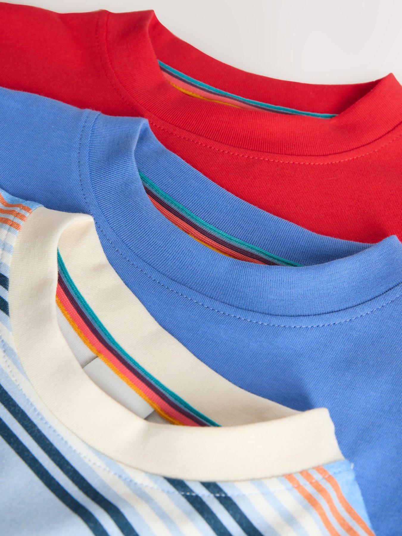 Image 4 of 6 of Paul Smith Junior Boys 3 Pack Stripe T-Shirts - Multi