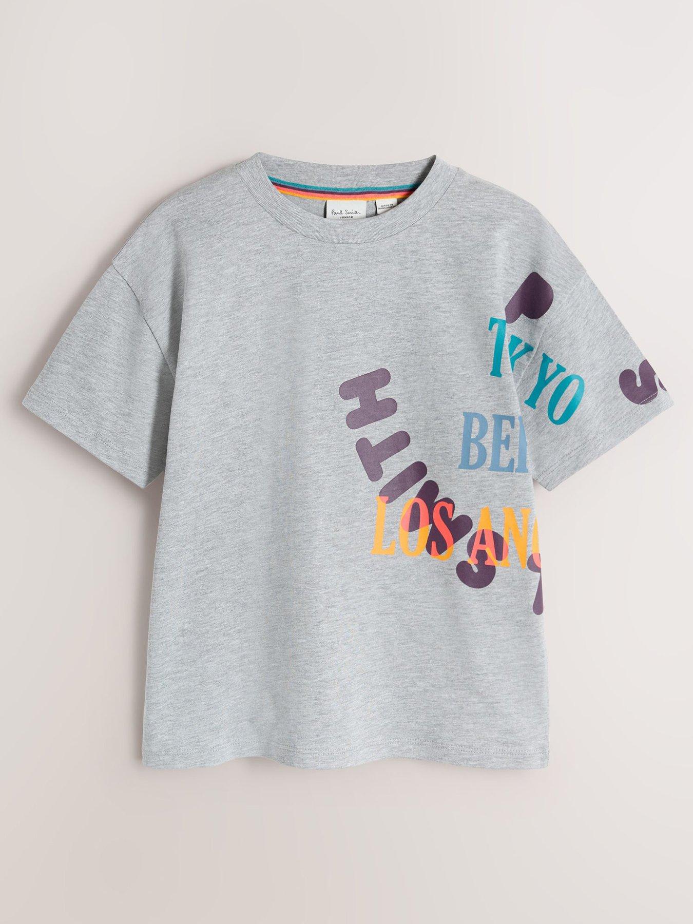 Image 3 of 7 of Paul Smith Junior Boys 3 Pack Graphic T-Shirts - Neutral
