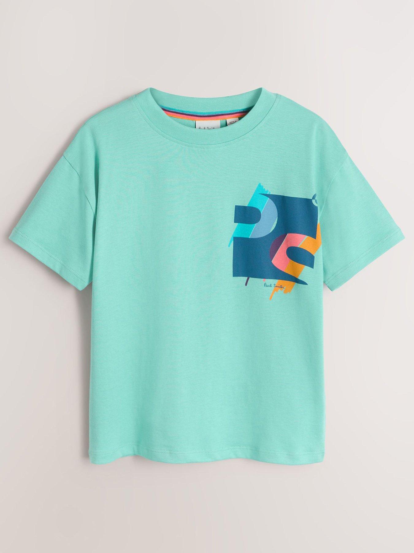 Image 2 of 6 of Paul Smith Junior Boys 3 Pack Graphic Logo T-Shirts - Multi
