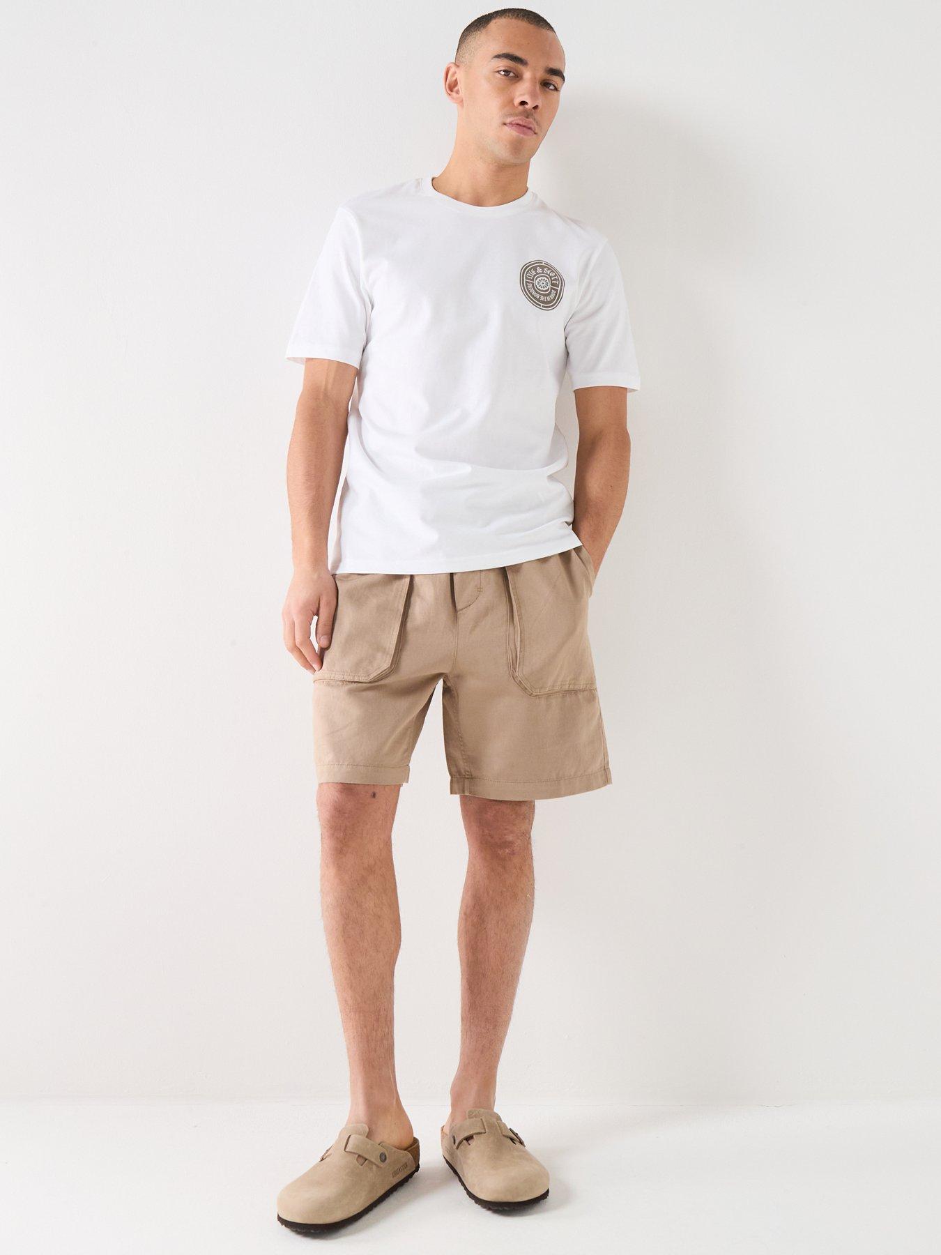 Image 3 of 6 of Lyle & Scott Borders Label Graphic T-Shirt - White