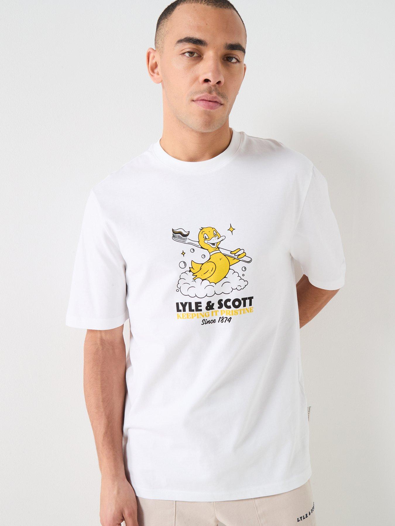Lyle & Scott Rubber Duck Graphic T-Shirt - White
