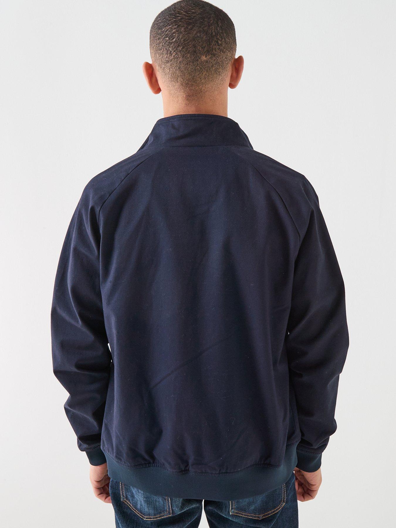 Image 2 of 4 of Lyle & Scott Cotton Harrington Jacket - Navy