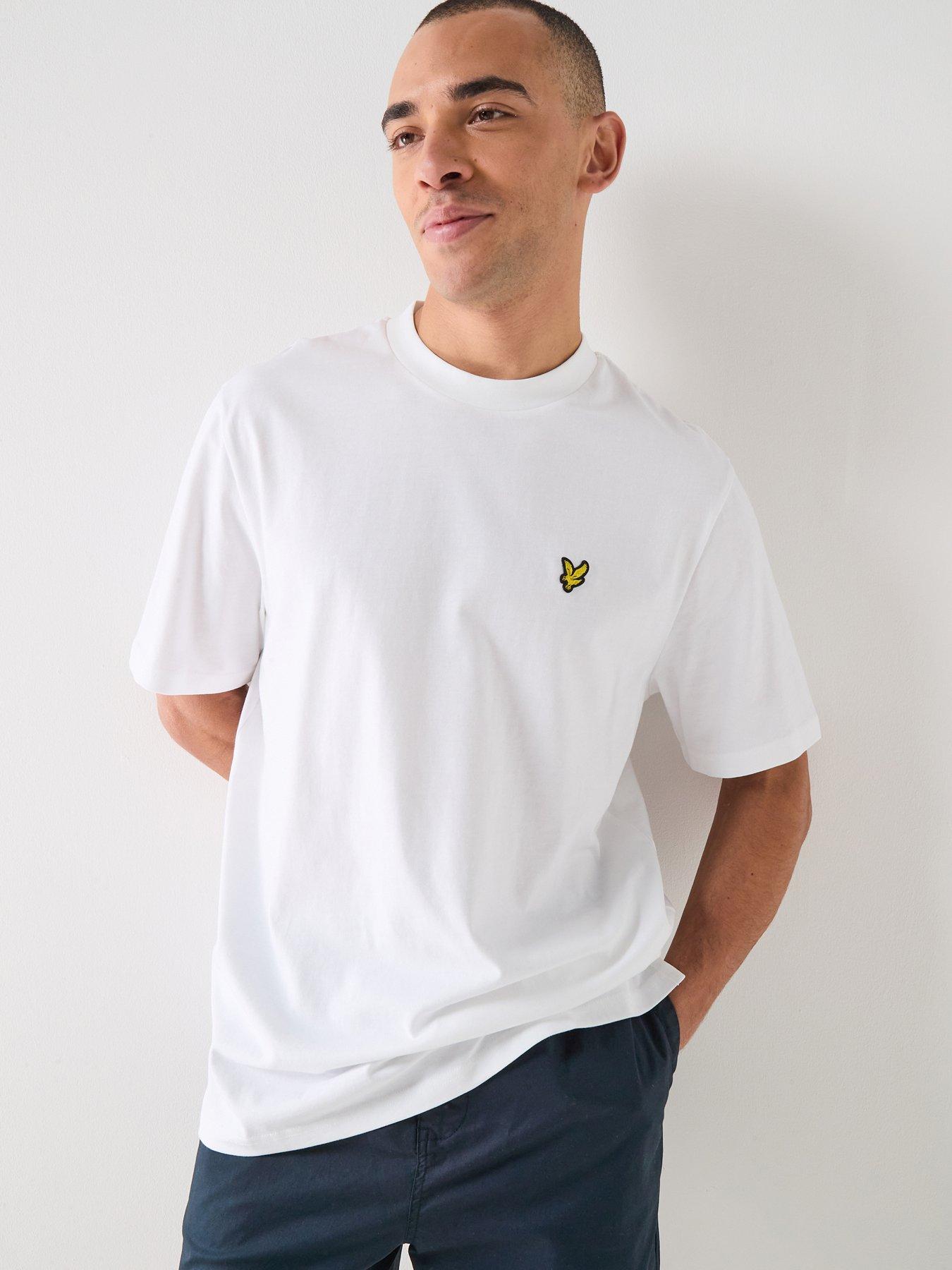 Lyle & Scott Oversized Cotton Crew Neck T-Shirt - White