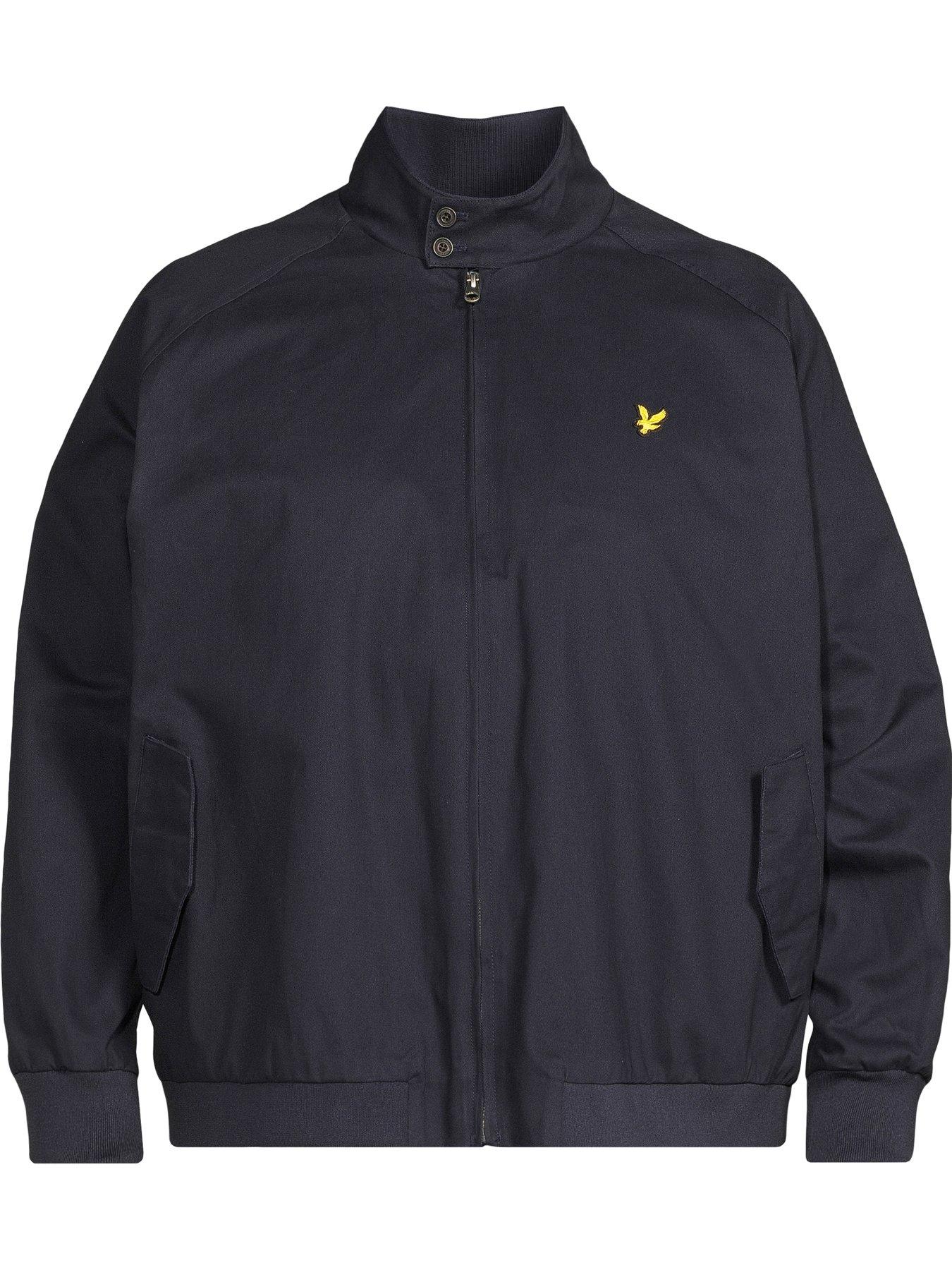 Image 6 of 6 of Lyle & Scott Big Tall Cotton Blend Harrington Jacket - Navy