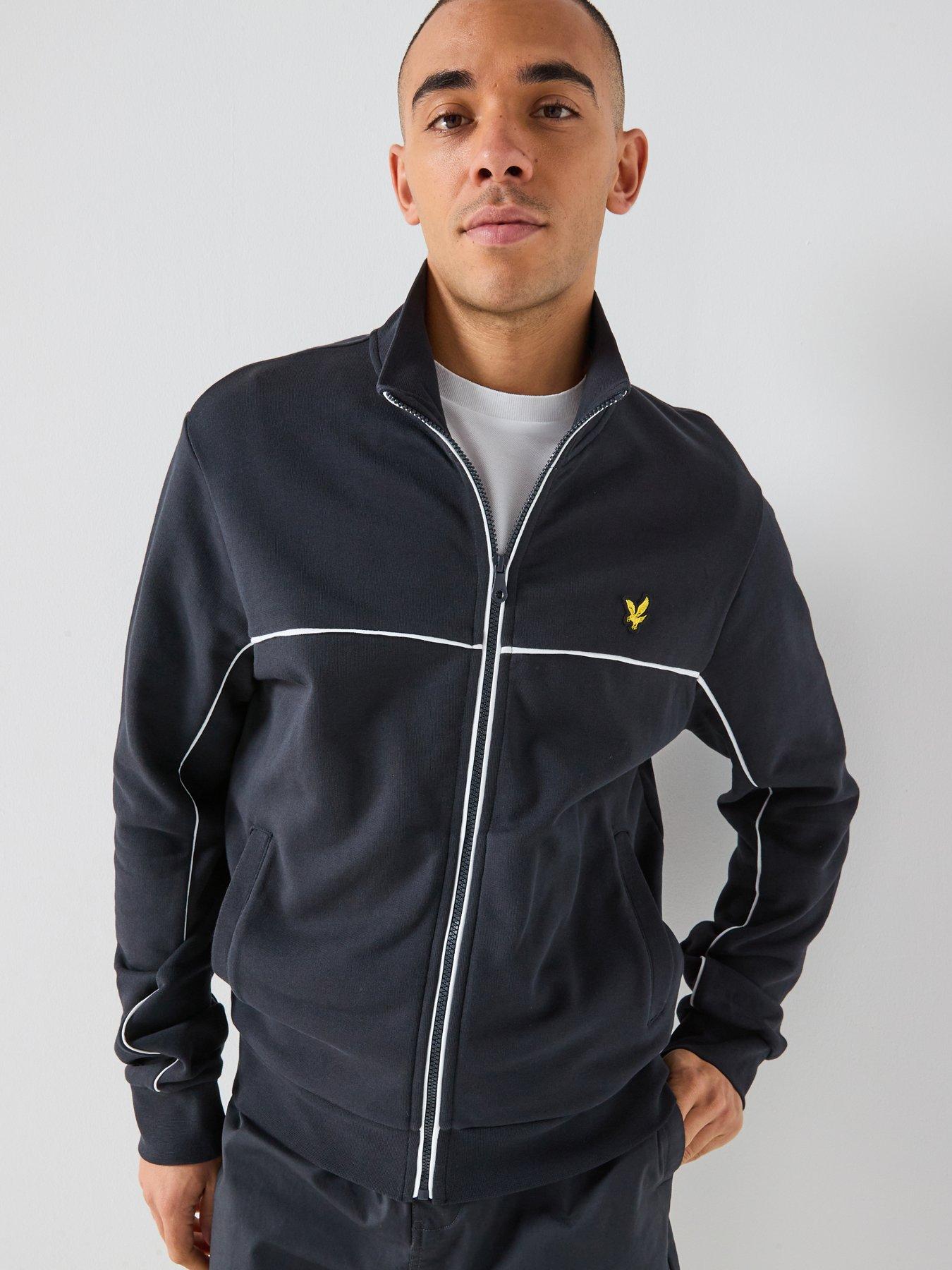 Lyle & Scott Piped Full Zip Track Top - Navy