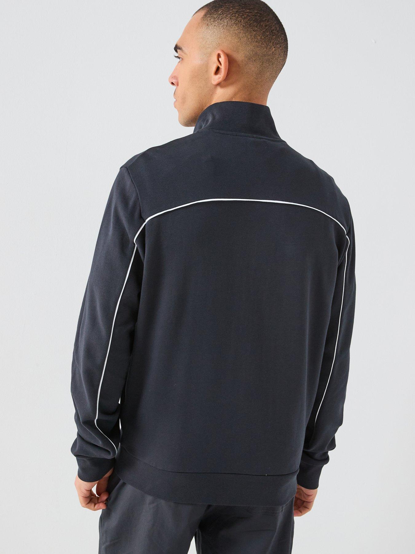 Image 2 of 6 of Lyle & Scott Piped Full Zip Track Top - Navy